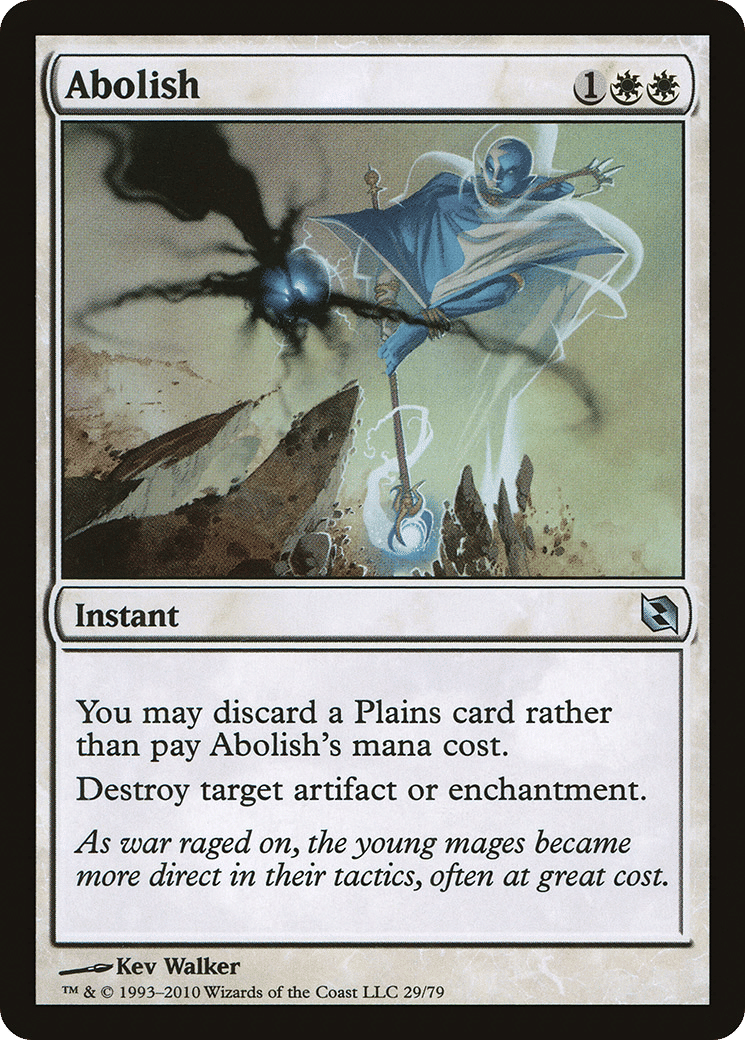 Abolish — Duel Decks: Elspeth vs. Tezzeret — Magic: The Gathering