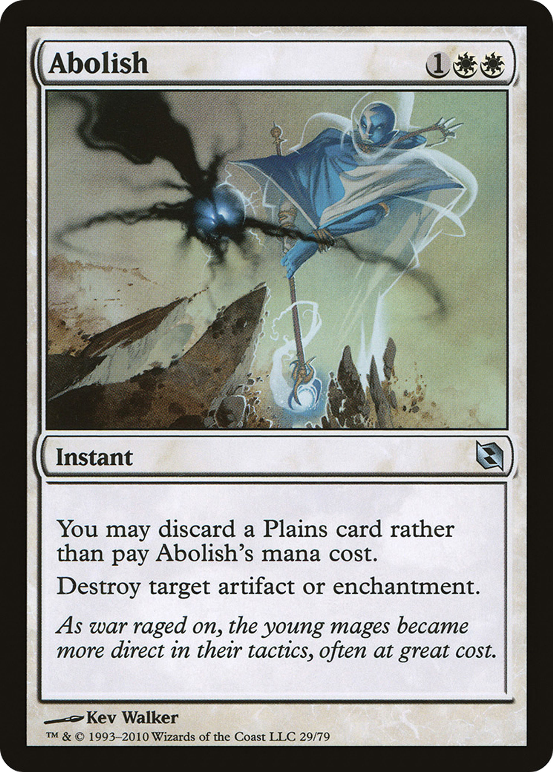 Abolish — Duel Decks: Elspeth vs. Tezzeret — Magic: The Gathering