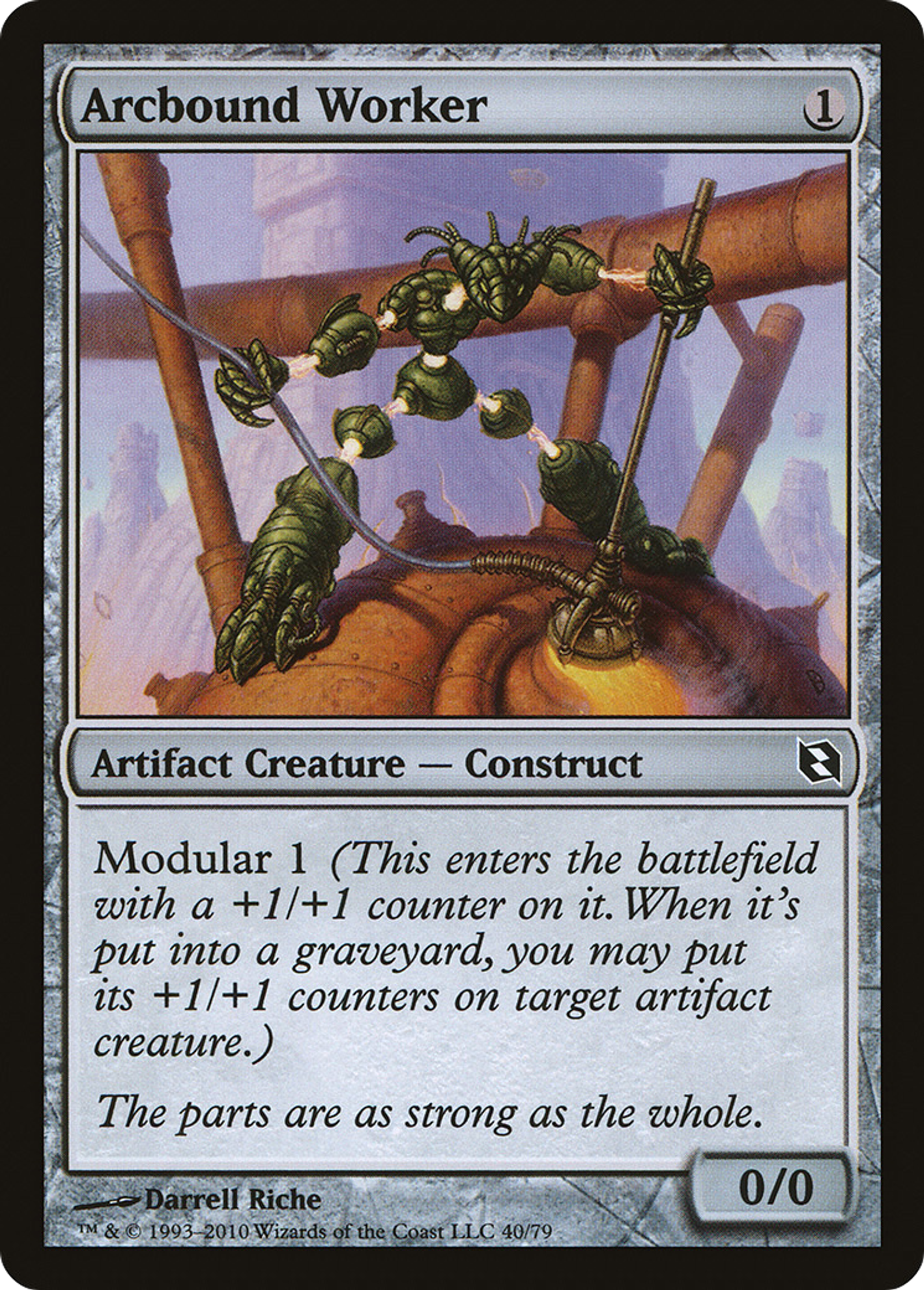 Arcbound Worker — Duel Decks: Elspeth vs. Tezzeret — Magic: The Gathering