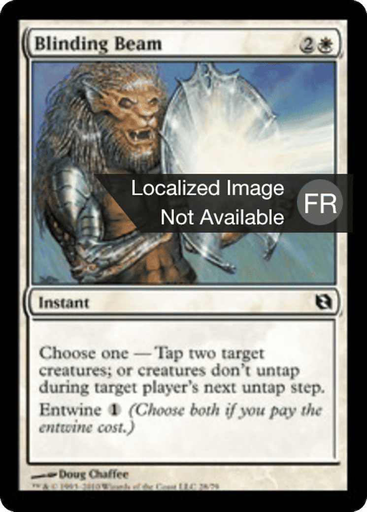 Rayon aveuglant — Duel Decks: Elspeth vs. Tezzeret — Magic: The Gathering