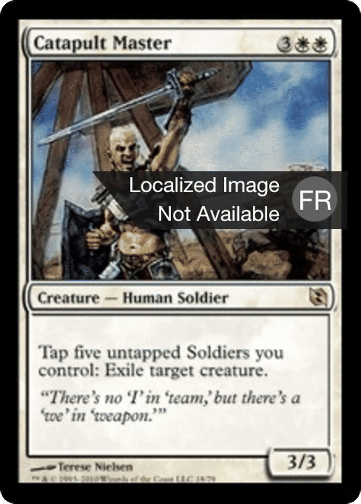 Maître des catapultes — Duel Decks: Elspeth vs. Tezzeret — Magic: The Gathering