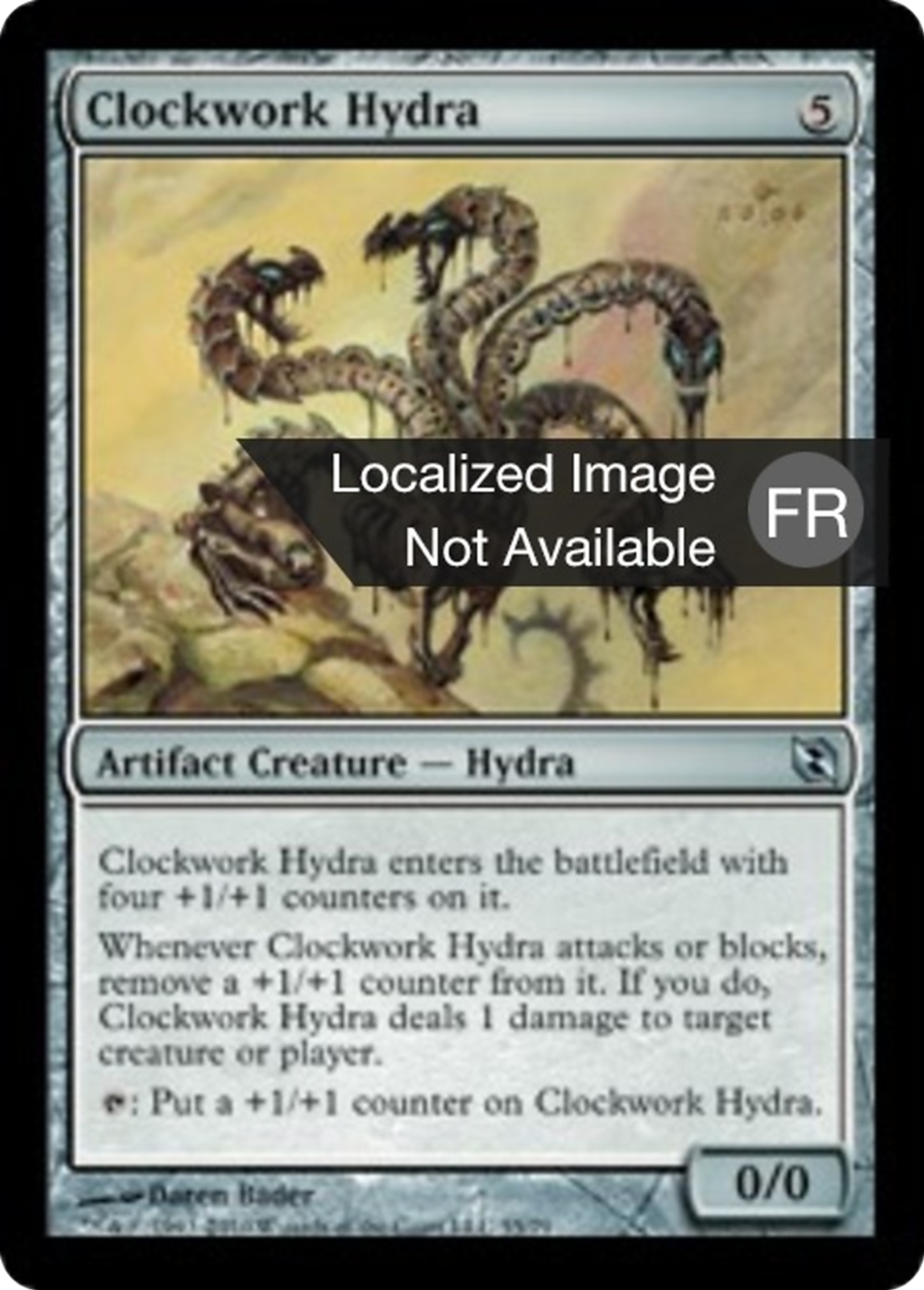 Hydre mécanique — Duel Decks: Elspeth vs. Tezzeret — Magic: The Gathering