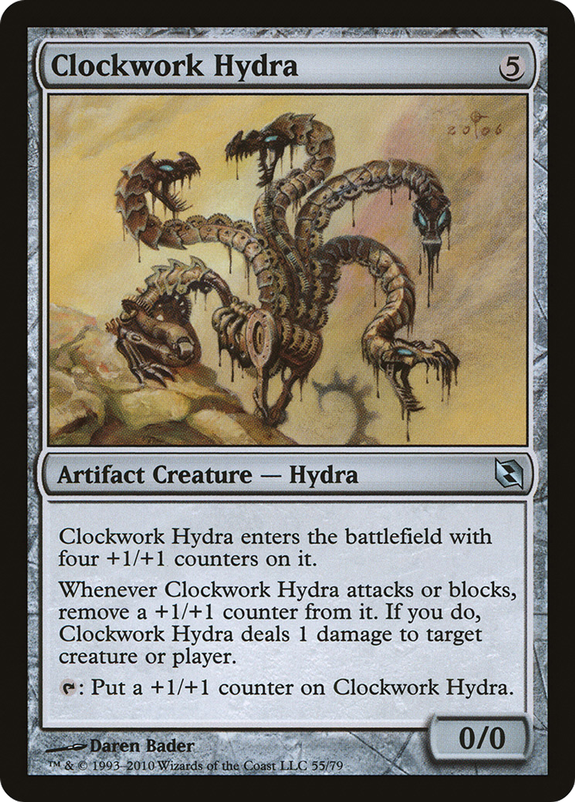 Clockwork Hydra — Duel Decks: Elspeth vs. Tezzeret — Magic: The Gathering