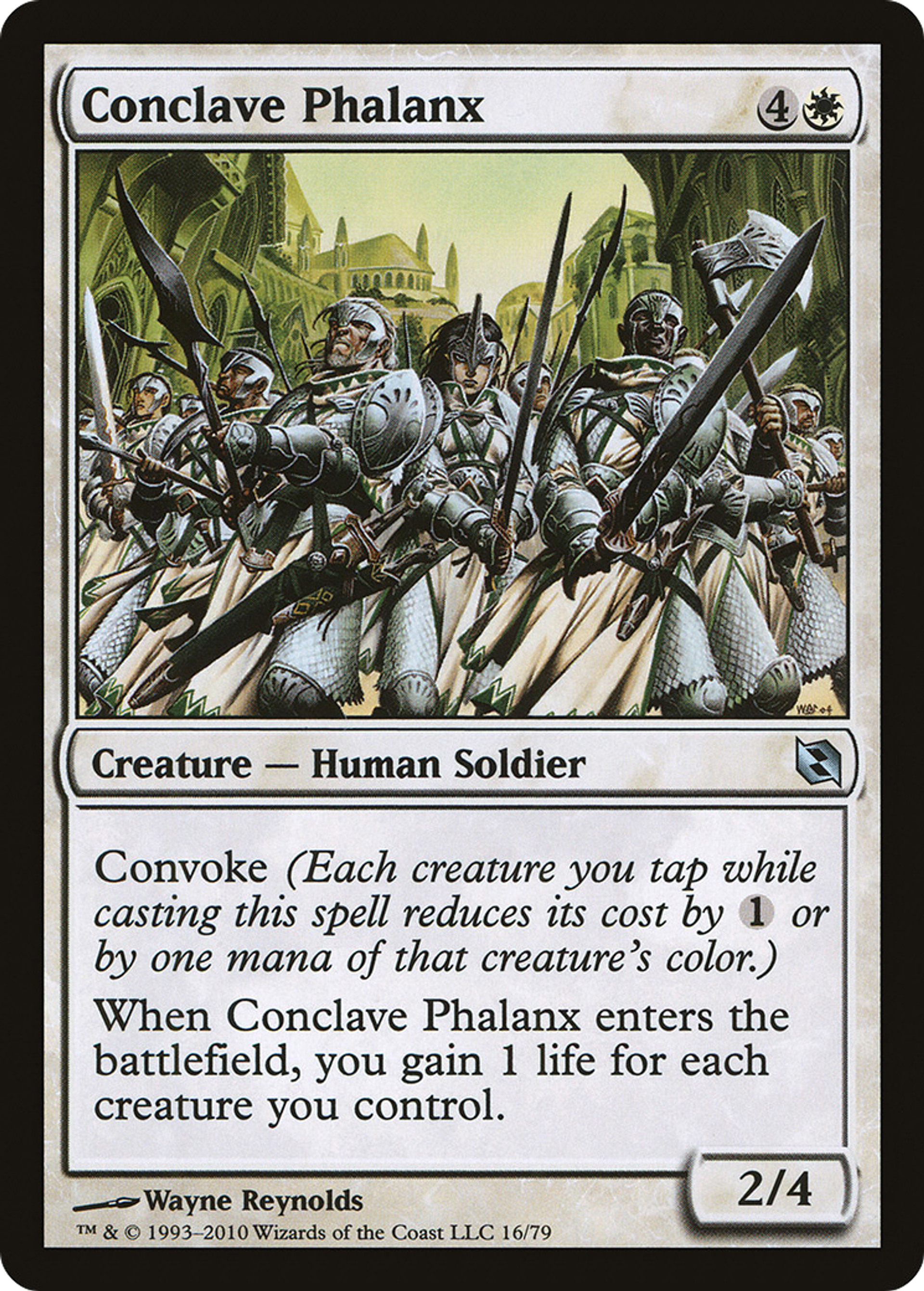 Conclave Phalanx — Duel Decks: Elspeth vs. Tezzeret — Magic: The Gathering