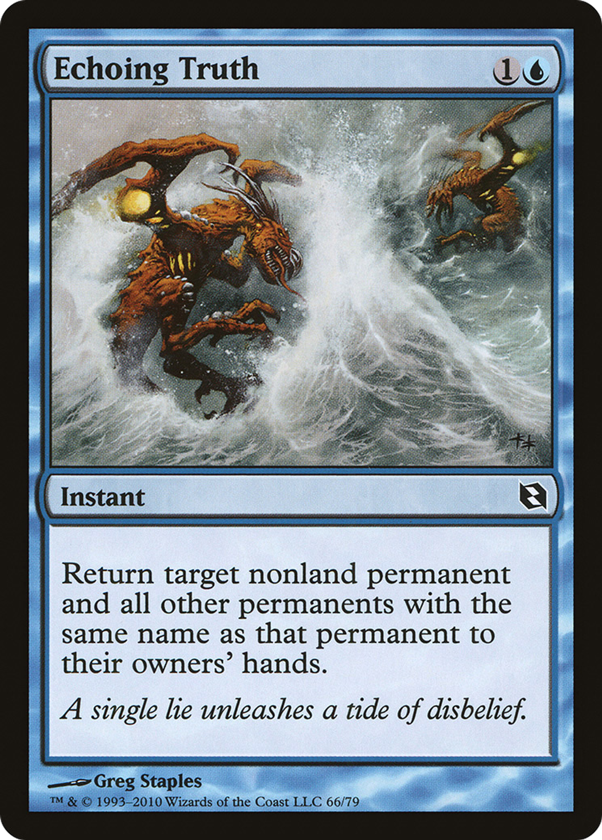 Echoing Truth — Duel Decks: Elspeth vs. Tezzeret — Magic: The Gathering