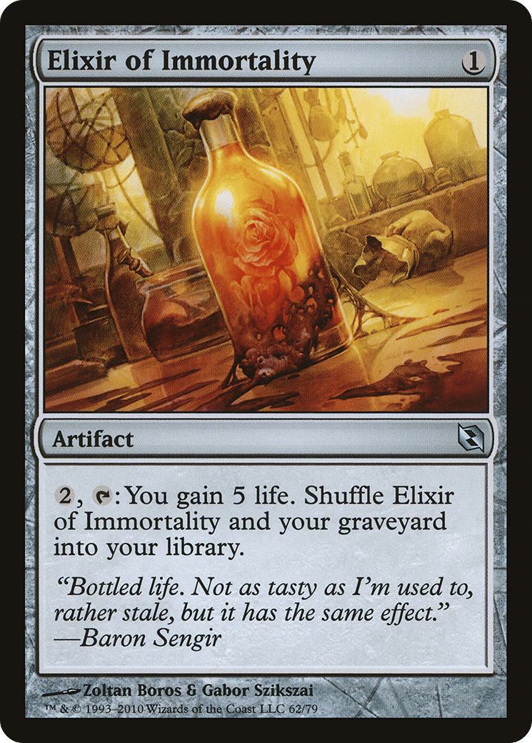 Elixir of Immortality — Duel Decks: Elspeth vs. Tezzeret — Magic: The Gathering