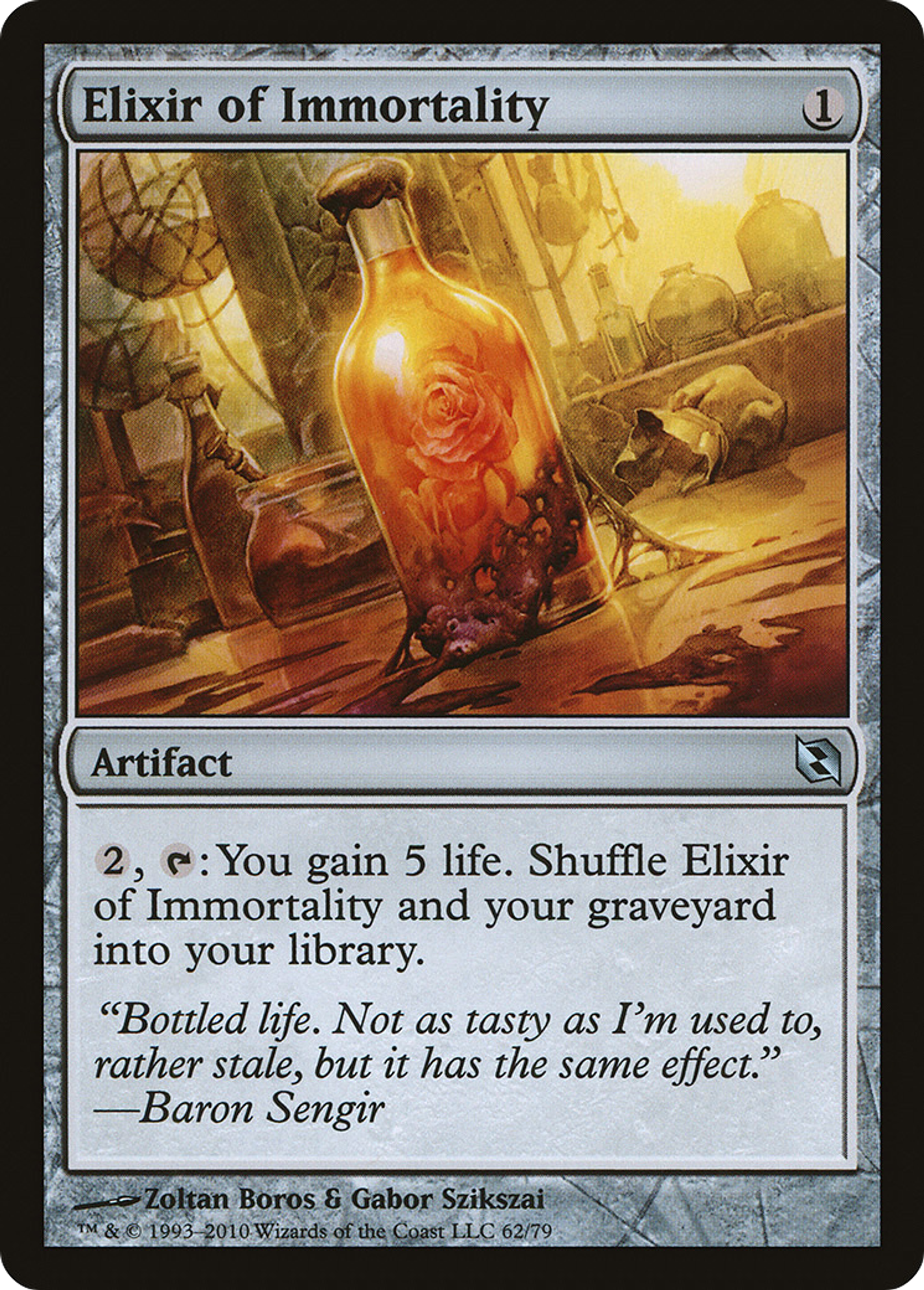 Elixir of Immortality — Duel Decks: Elspeth vs. Tezzeret — Magic: The Gathering