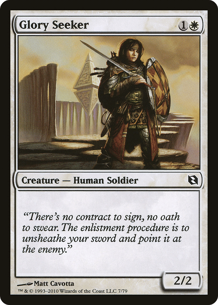 Glory Seeker — Duel Decks: Elspeth vs. Tezzeret — Magic: The Gathering
