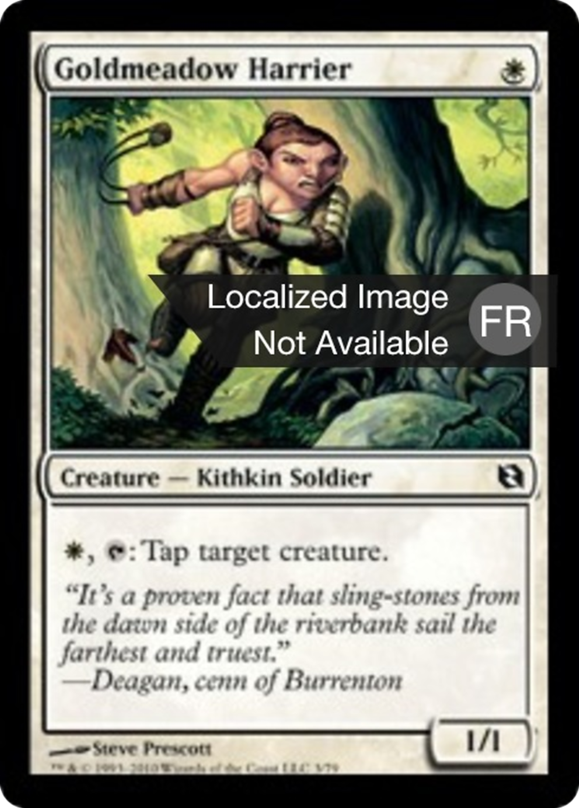 Coureuse à la fronde d'Orprairie — Duel Decks: Elspeth vs. Tezzeret — Magic: The Gathering