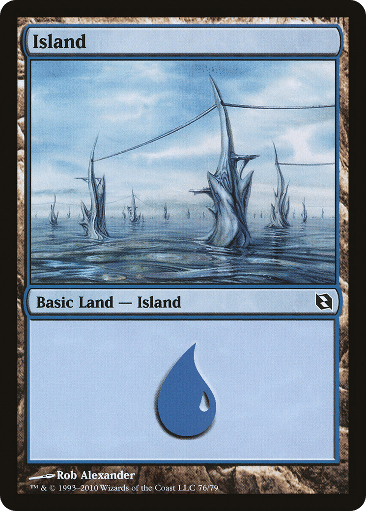 Island — Duel Decks: Elspeth vs. Tezzeret — Magic: The Gathering