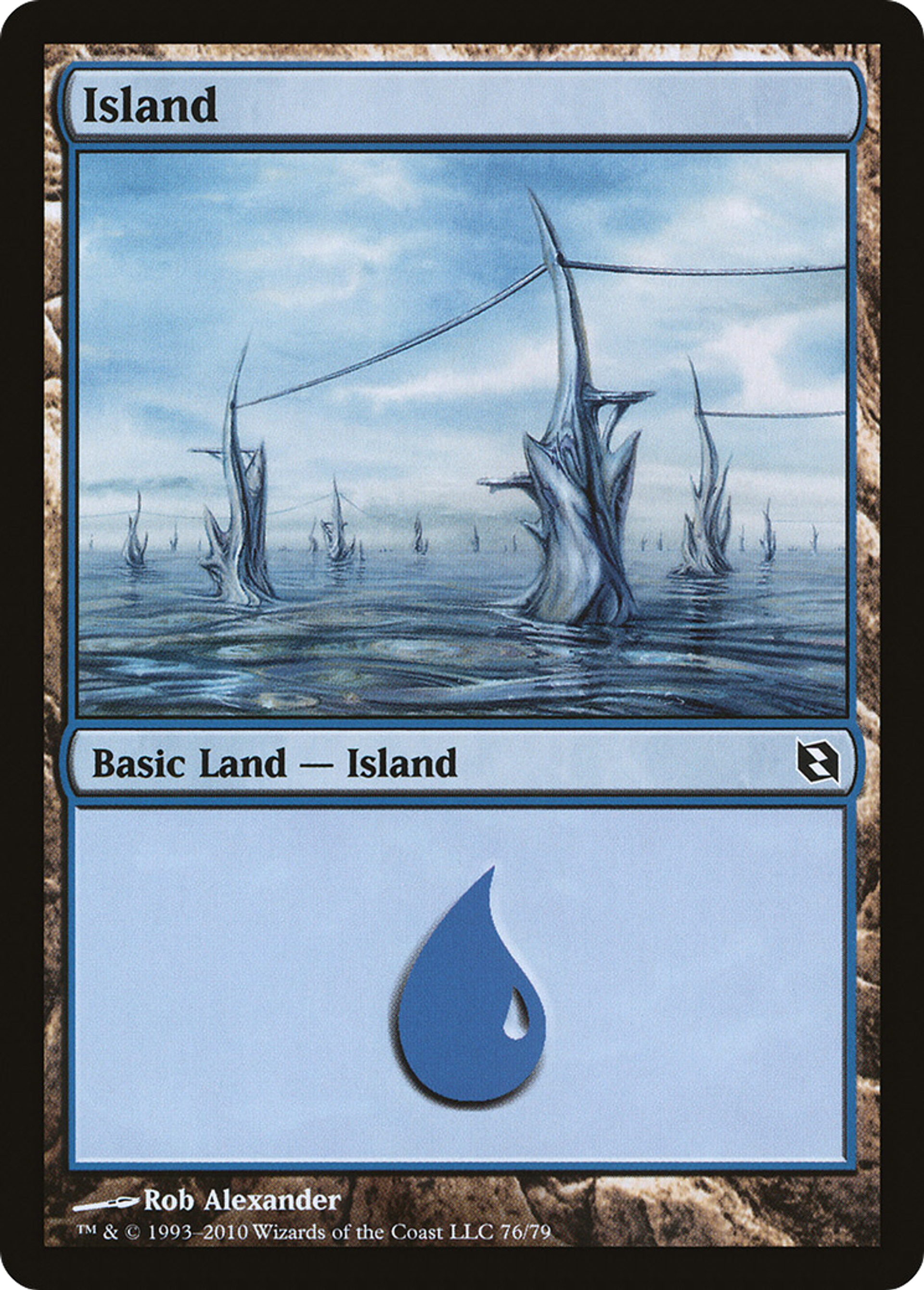 Island — Duel Decks: Elspeth vs. Tezzeret — Magic: The Gathering