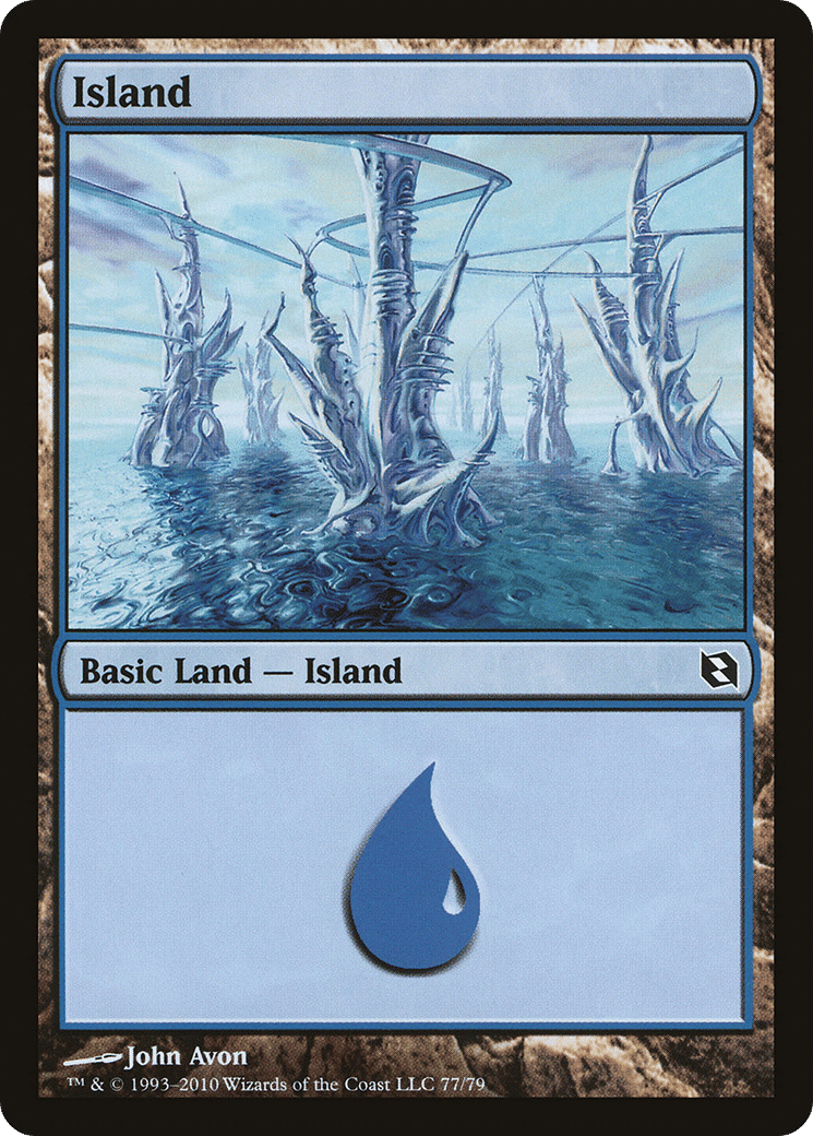 Island — Duel Decks: Elspeth vs. Tezzeret — Magic: The Gathering