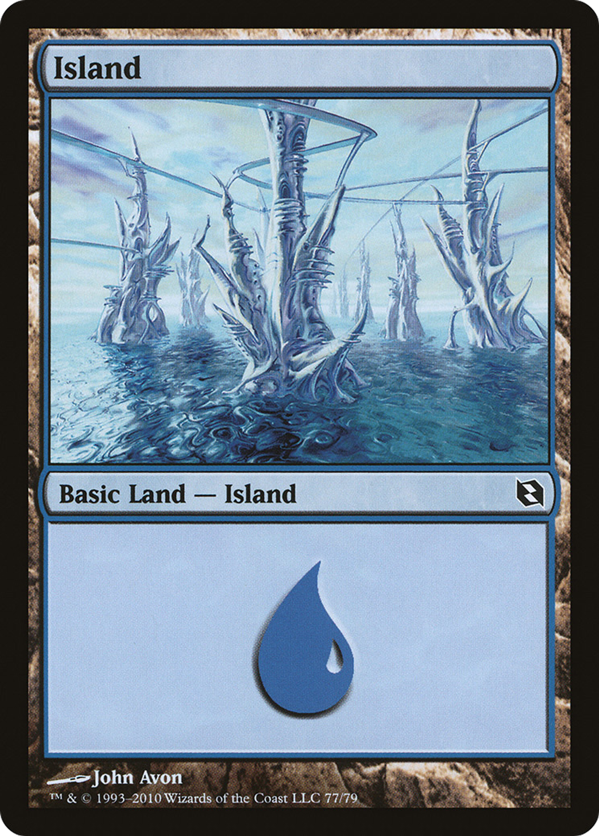 Island — Duel Decks: Elspeth vs. Tezzeret — Magic: The Gathering