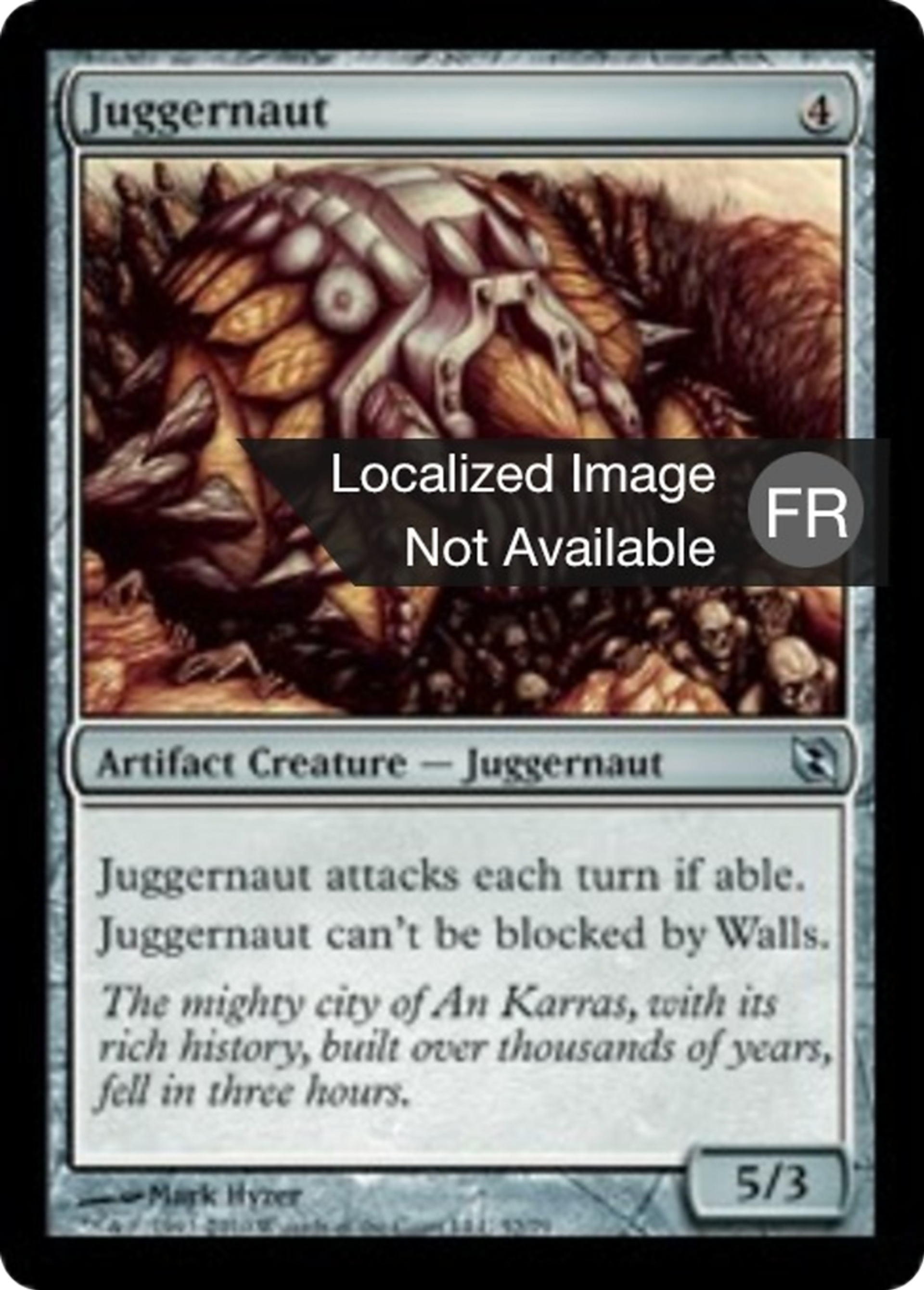 Djaggernaut — Duel Decks: Elspeth vs. Tezzeret — Magic: The Gathering