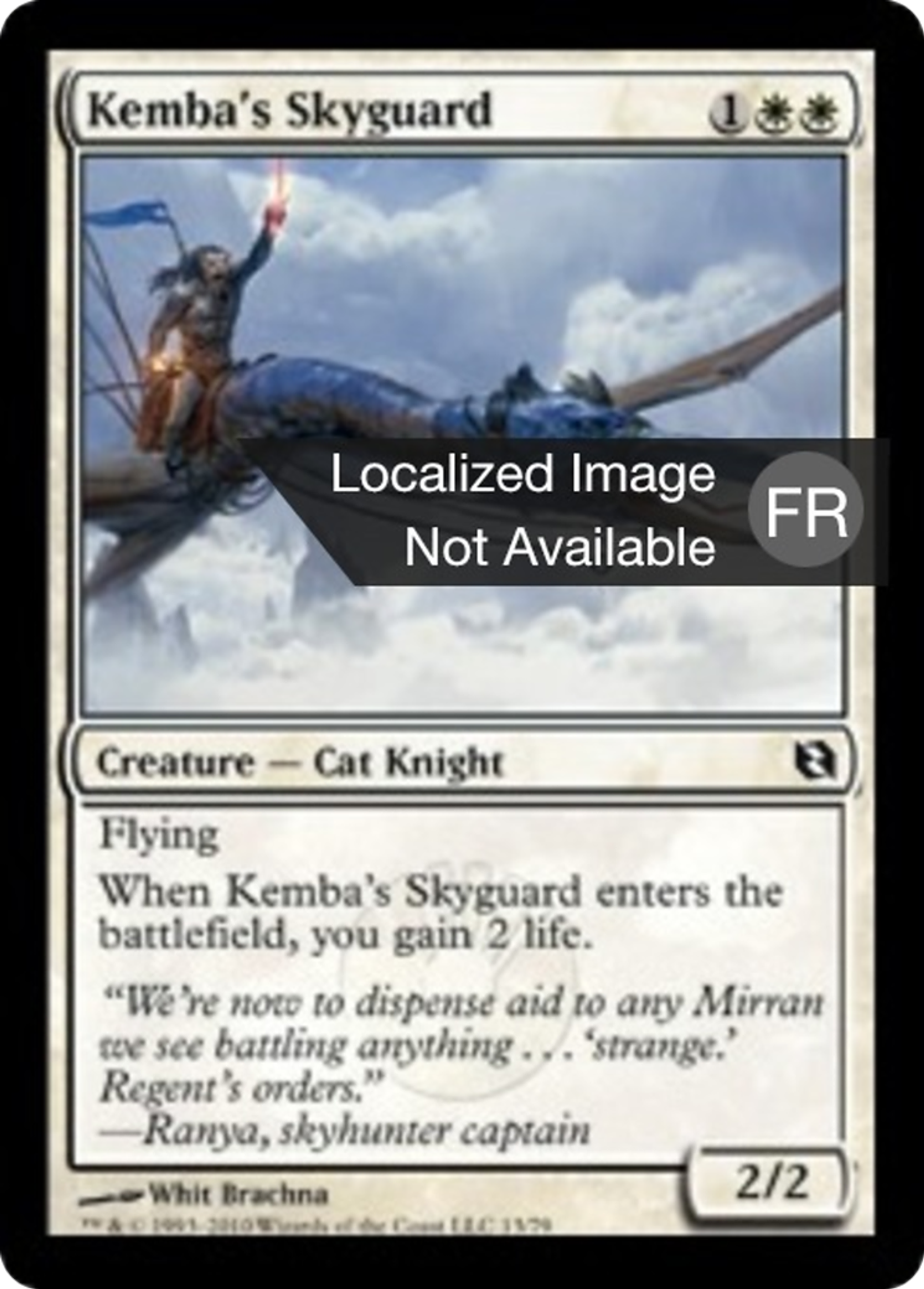 Gardeciel de Kemba — Duel Decks: Elspeth vs. Tezzeret — Magic: The Gathering