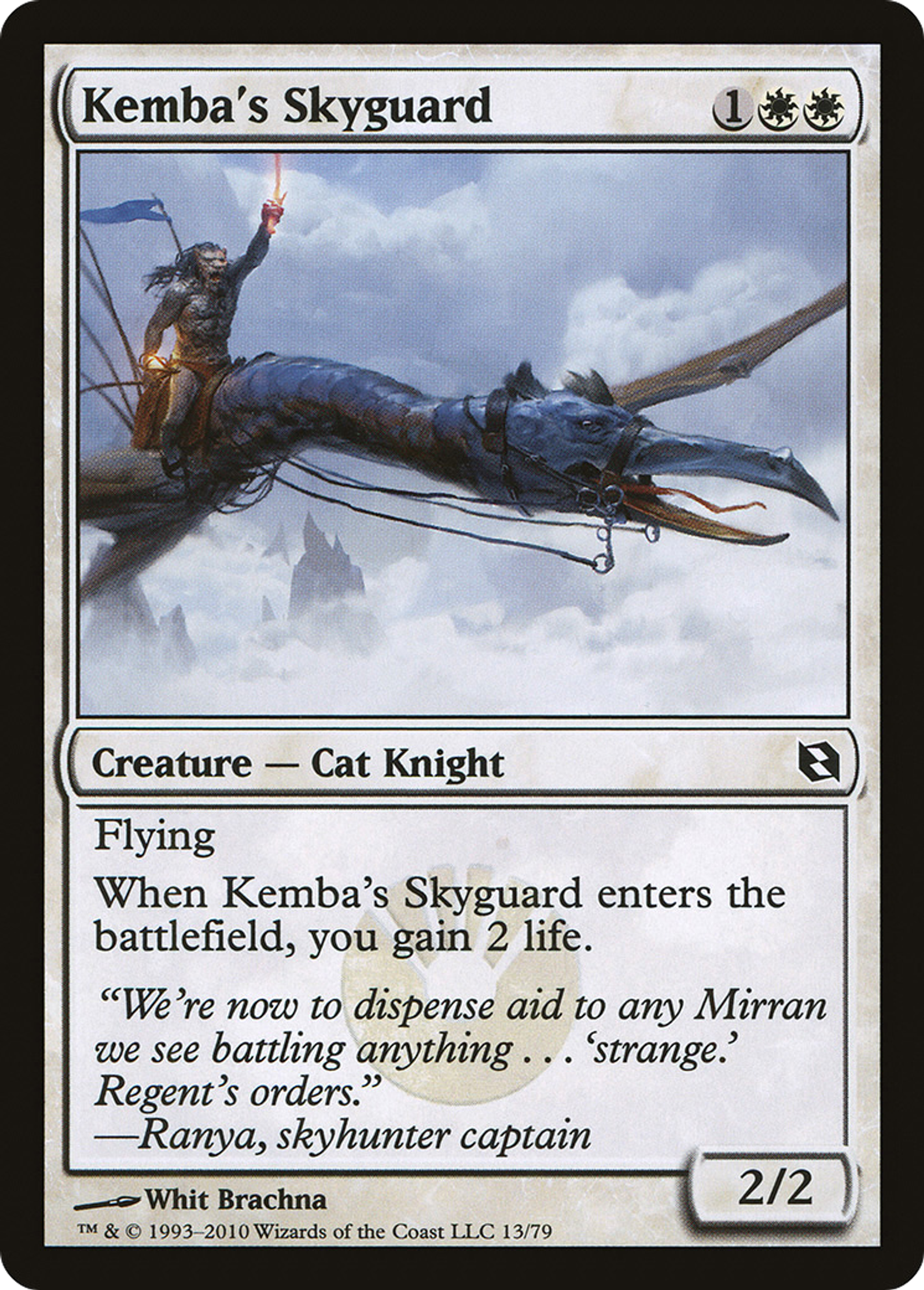 Kemba's Skyguard — Duel Decks: Elspeth vs. Tezzeret — Magic: The Gathering