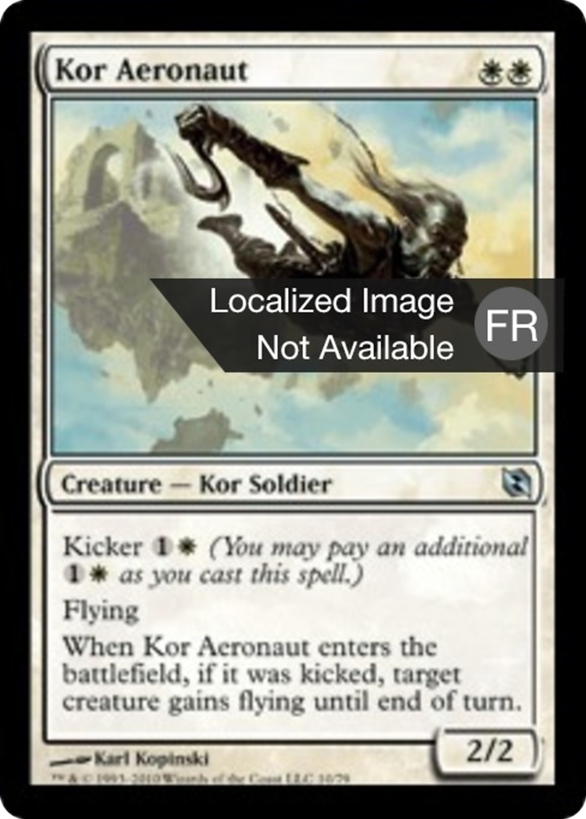 Aéronaute kor — Duel Decks: Elspeth vs. Tezzeret — Magic: The Gathering