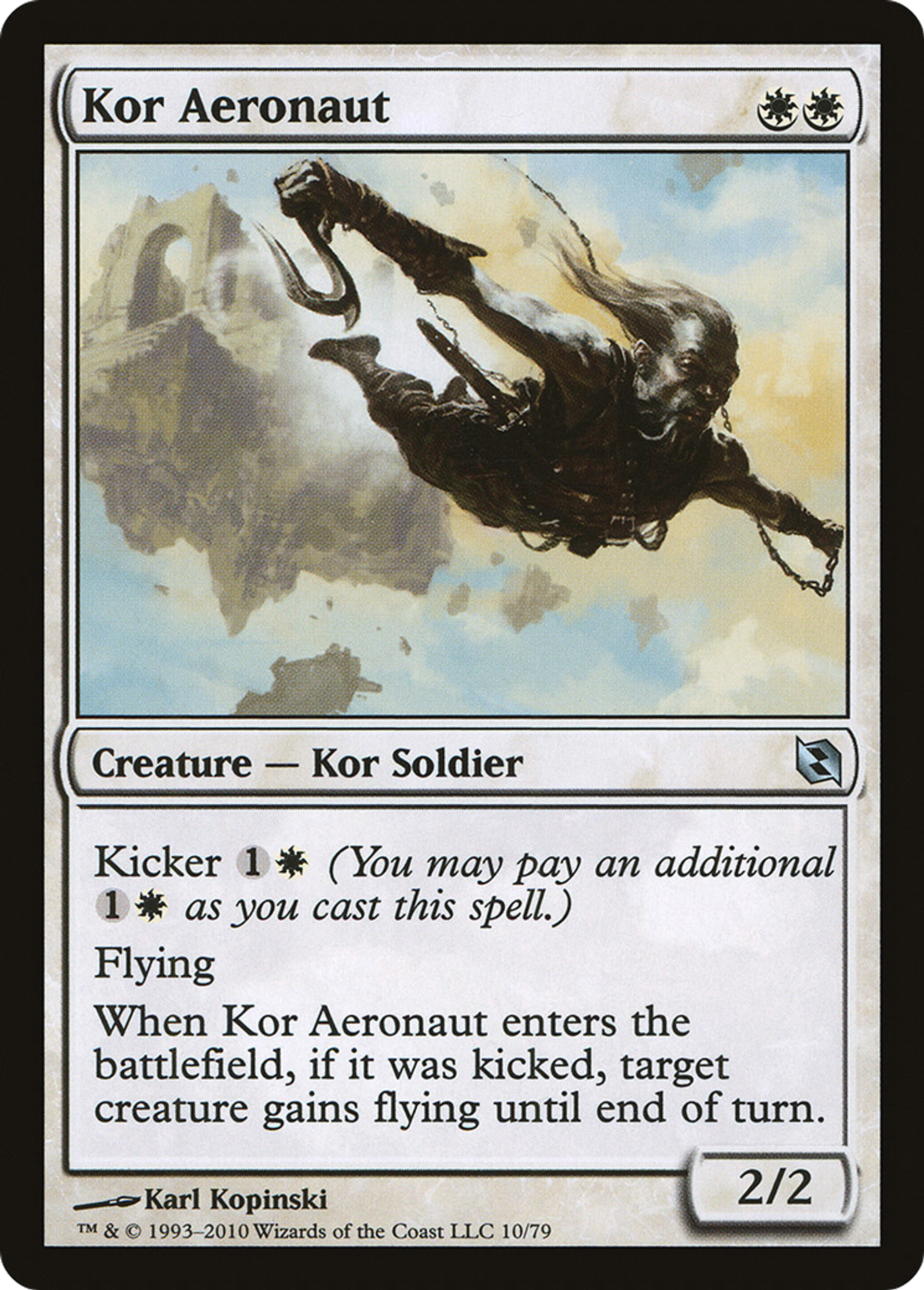Kor Aeronaut — Duel Decks: Elspeth vs. Tezzeret — Magic: The Gathering