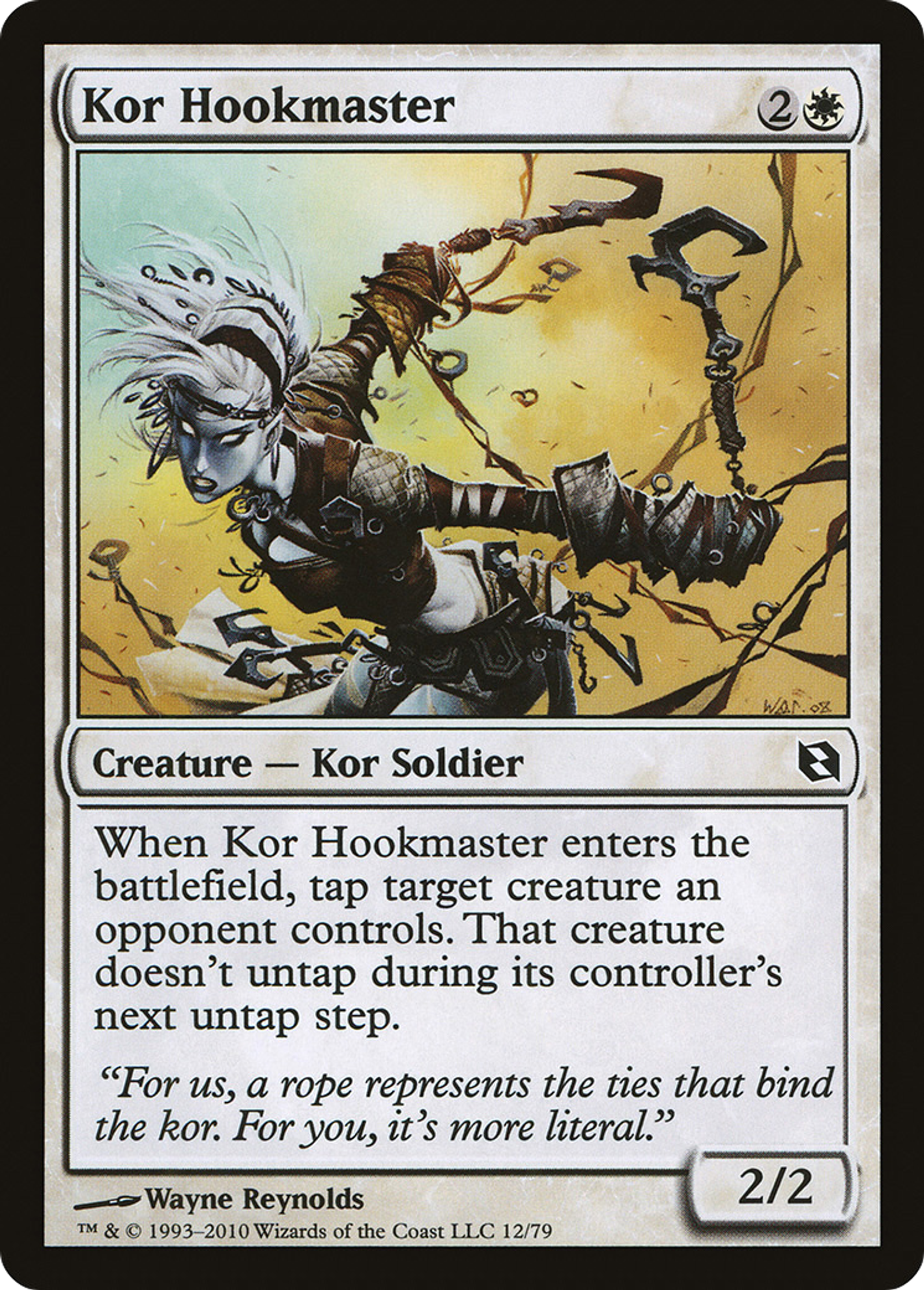 Kor Hookmaster — Duel Decks: Elspeth vs. Tezzeret — Magic: The Gathering