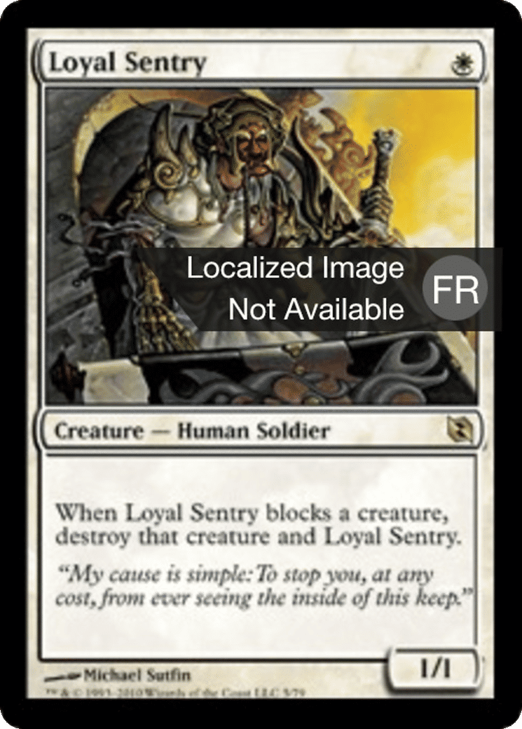 Sentinelle loyale — Duel Decks: Elspeth vs. Tezzeret — Magic: The Gathering