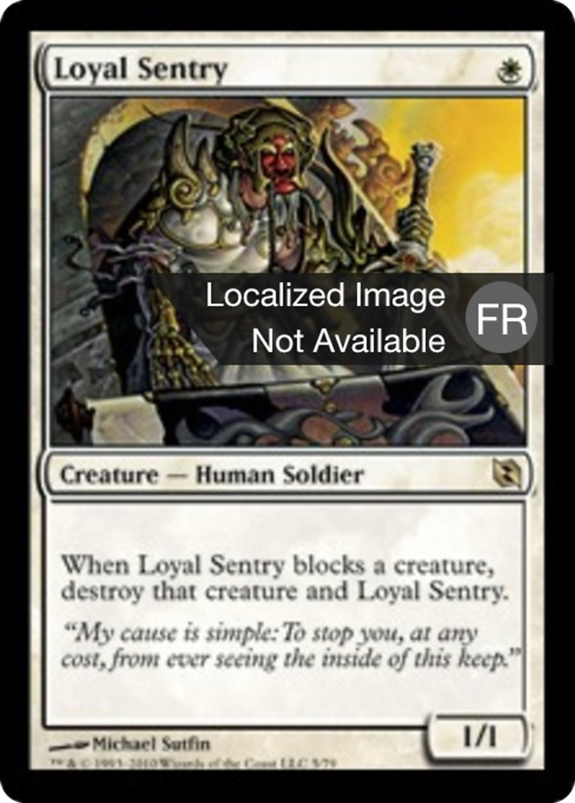 Sentinelle loyale — Duel Decks: Elspeth vs. Tezzeret — Magic: The Gathering