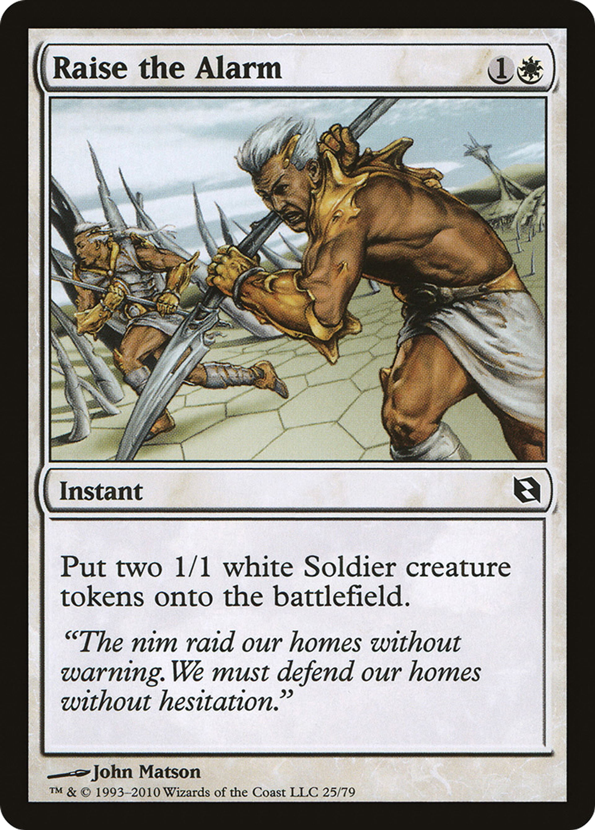 Raise the Alarm — Duel Decks: Elspeth vs. Tezzeret — Magic: The Gathering