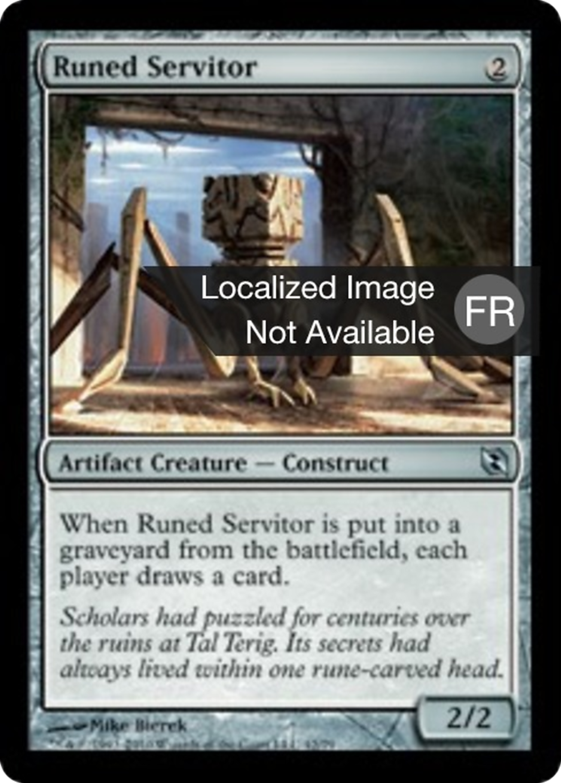 Valet serti de runes — Duel Decks: Elspeth vs. Tezzeret — Magic: The Gathering