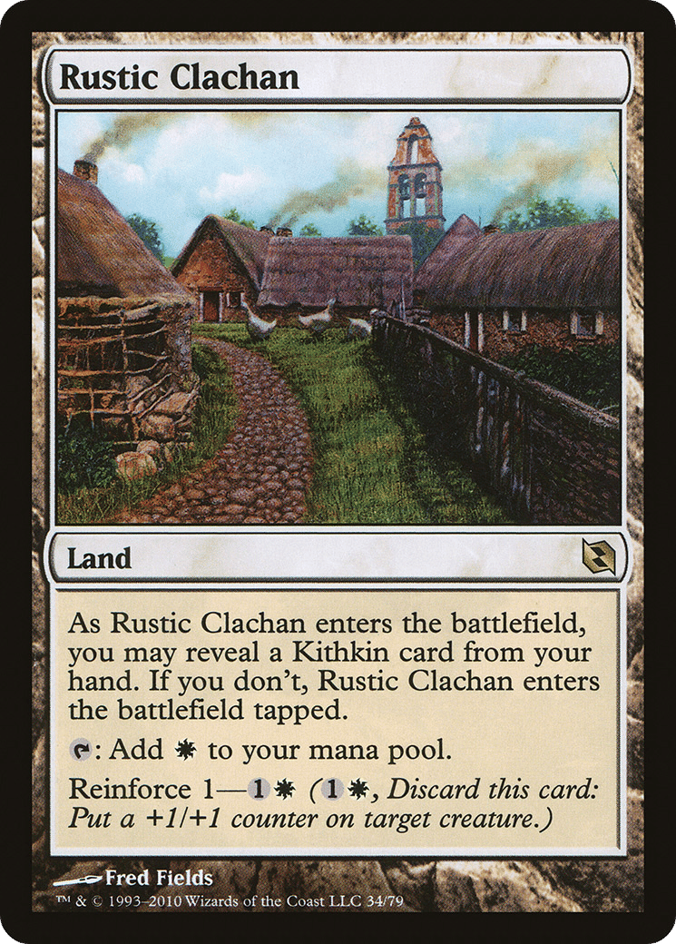 Rustic Clachan — Duel Decks: Elspeth vs. Tezzeret — Magic: The Gathering