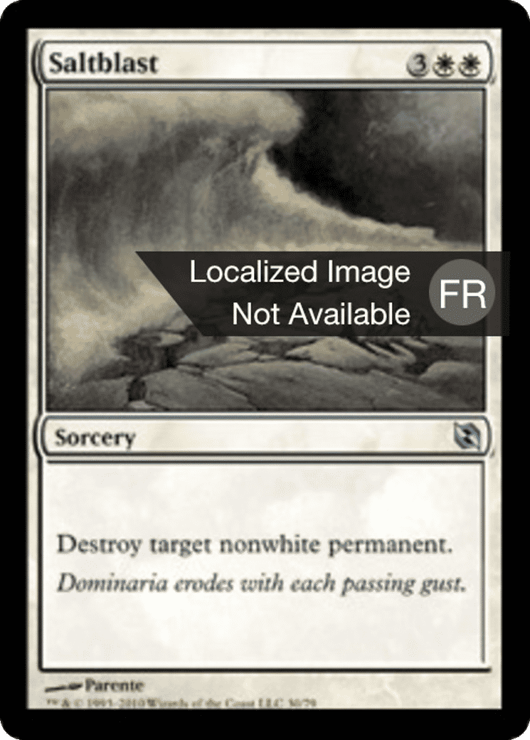Salve de sel — Duel Decks: Elspeth vs. Tezzeret — Magic: The Gathering