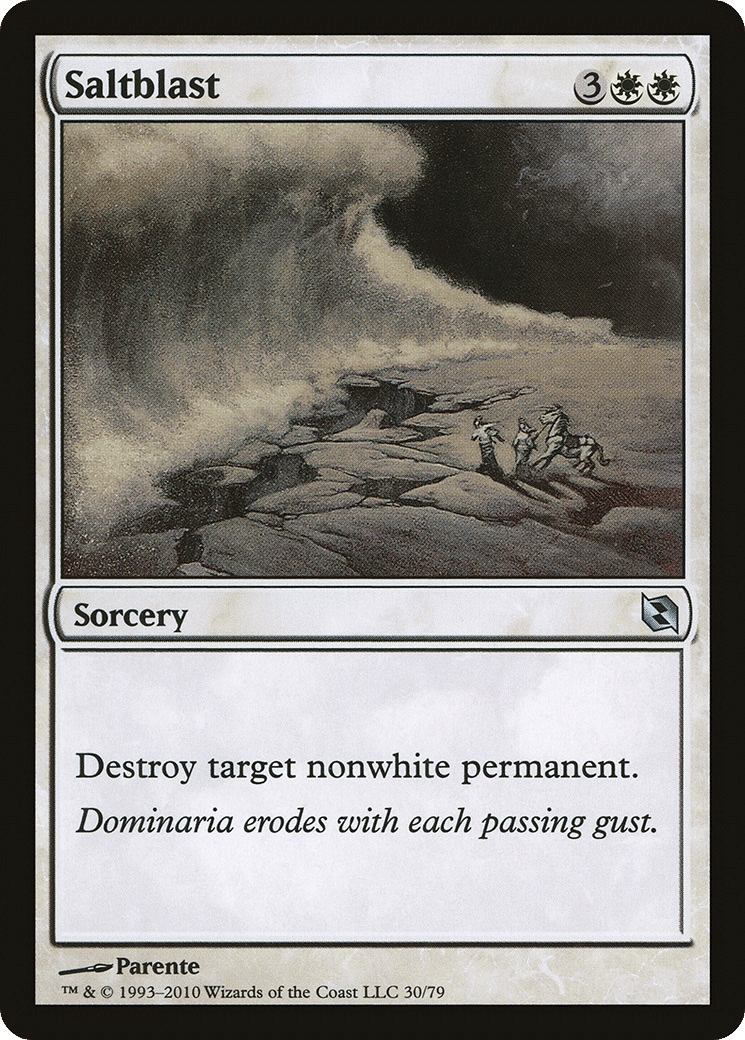 Saltblast — Duel Decks: Elspeth vs. Tezzeret — Magic: The Gathering