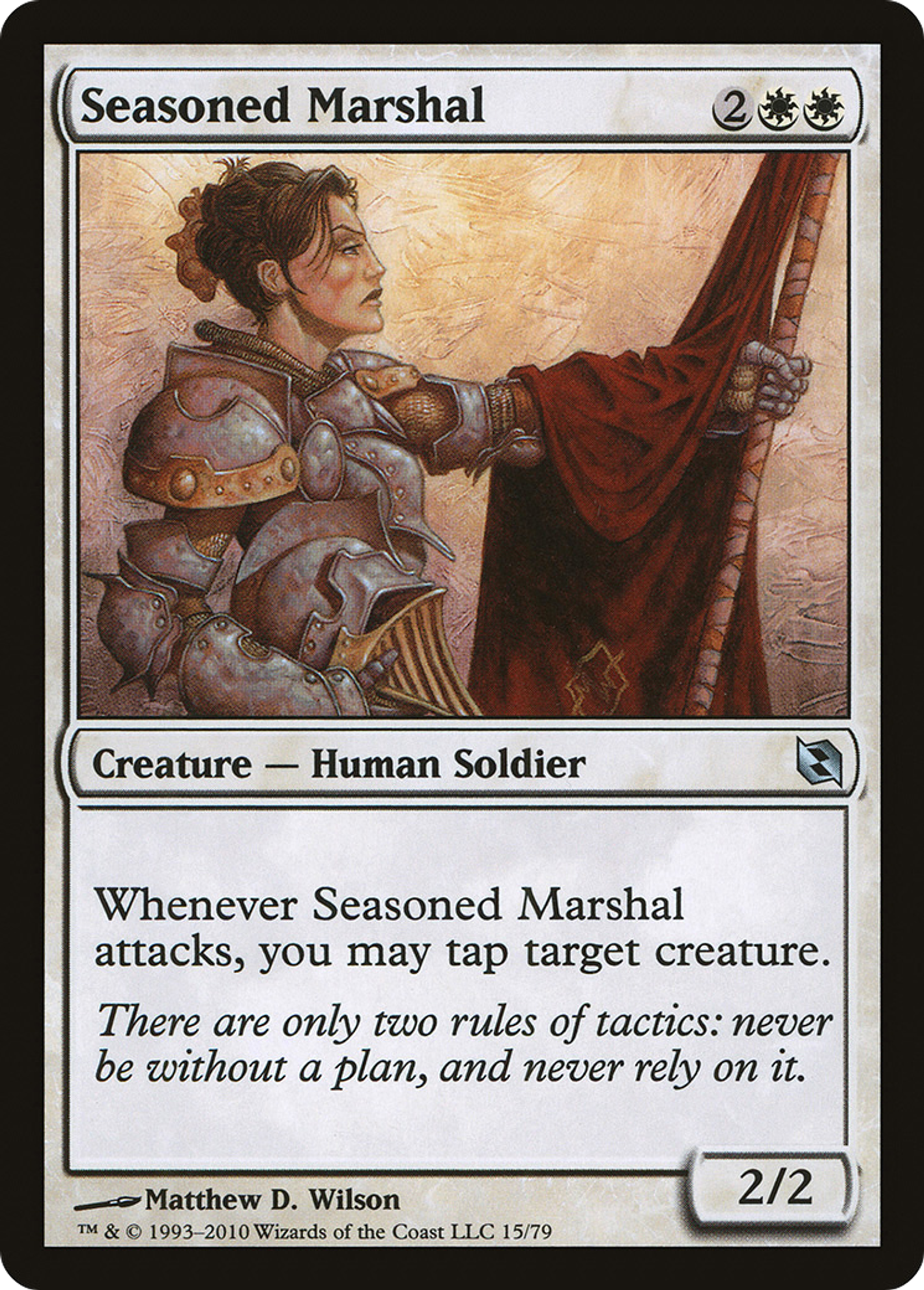 Seasoned Marshal — Duel Decks: Elspeth vs. Tezzeret — Magic: The Gathering