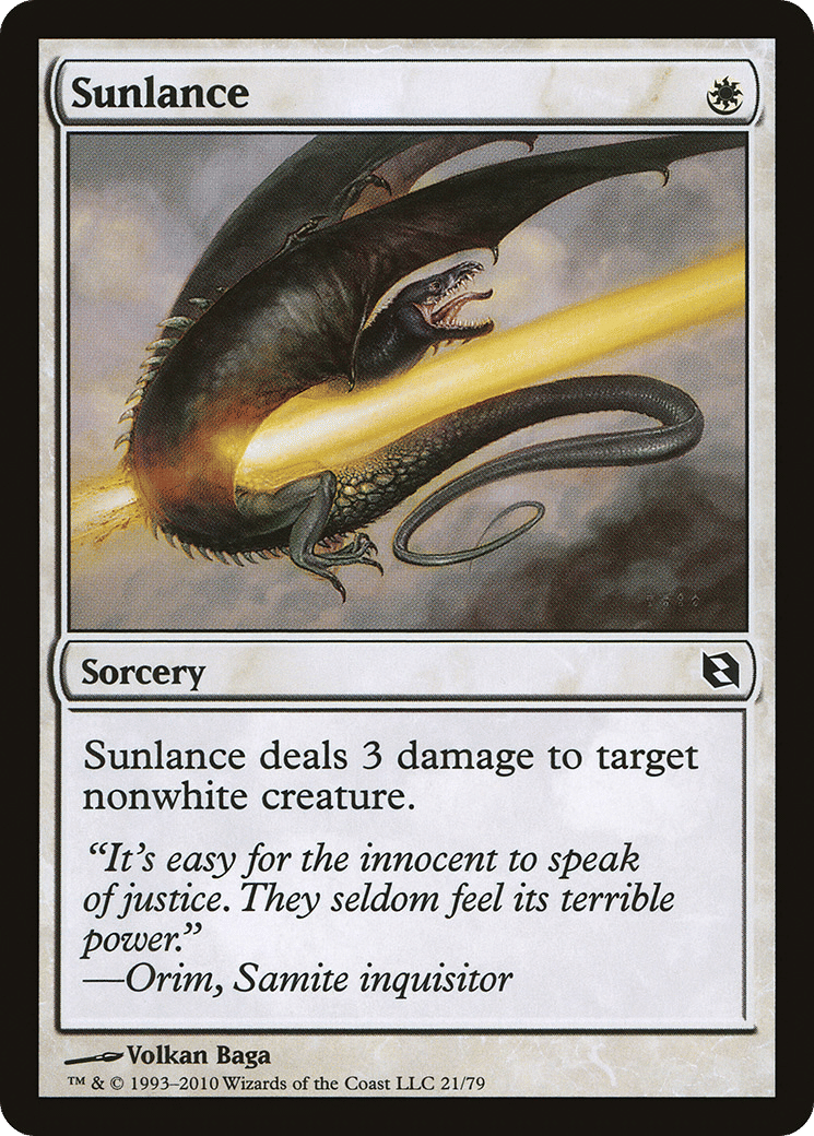 Sunlance — Duel Decks: Elspeth vs. Tezzeret — Magic: The Gathering