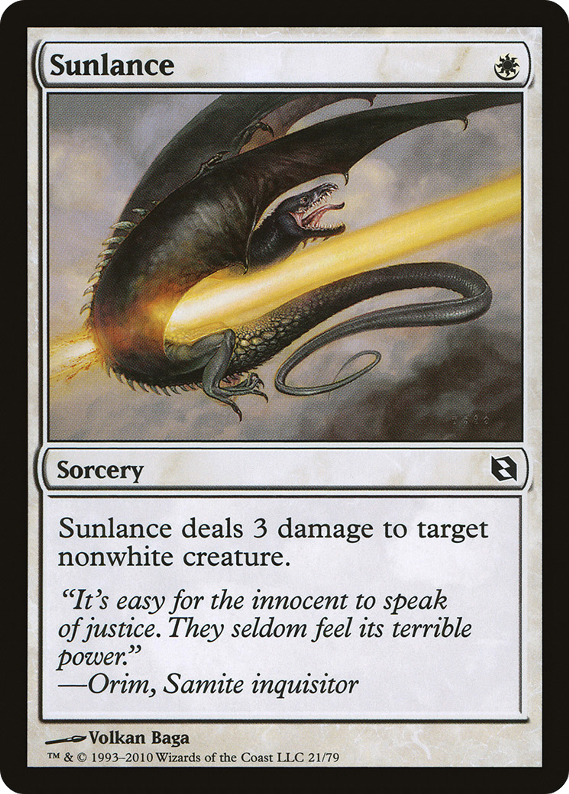 Sunlance — Duel Decks: Elspeth vs. Tezzeret — Magic: The Gathering