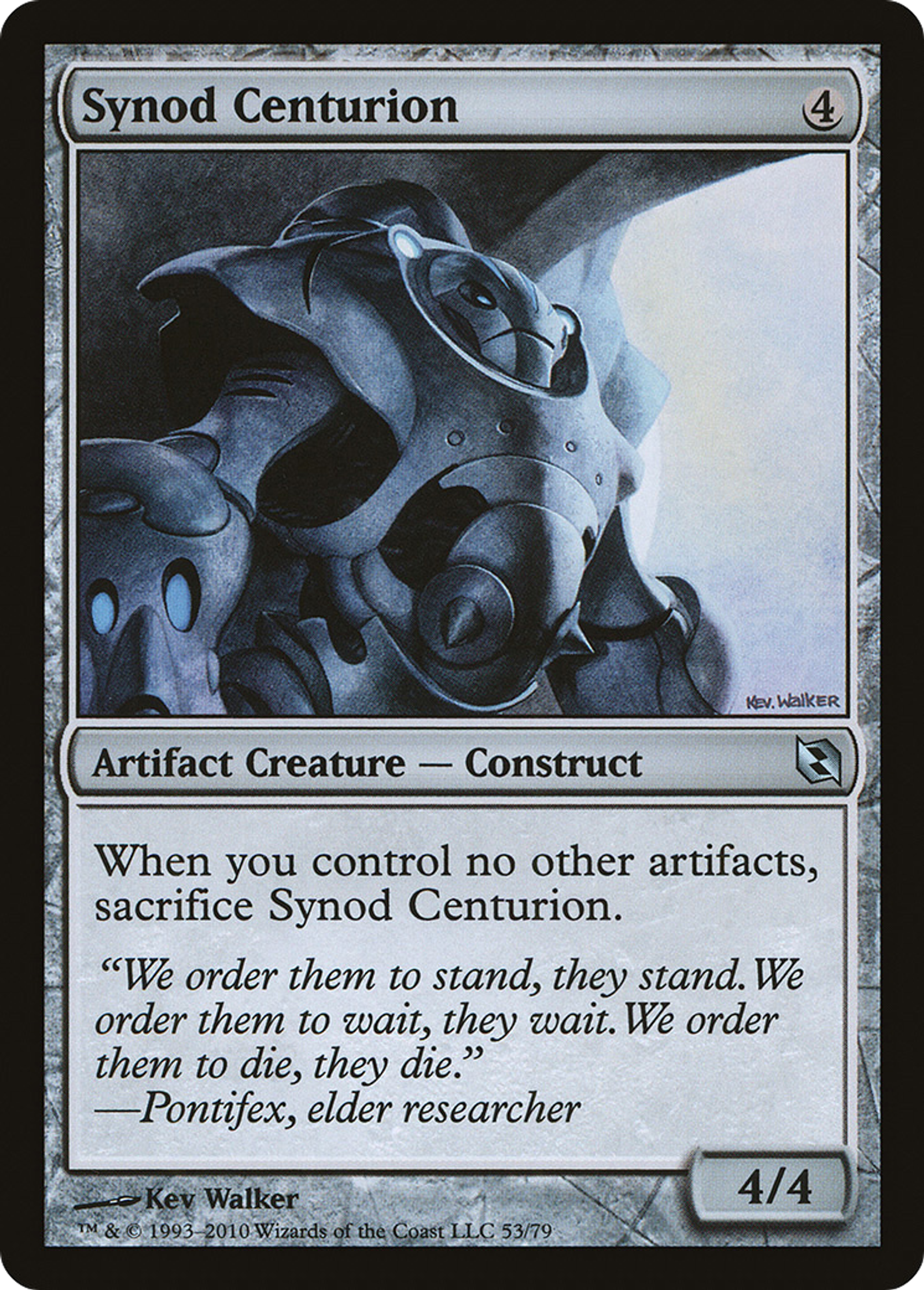 Synod Centurion — Duel Decks: Elspeth vs. Tezzeret — Magic: The Gathering