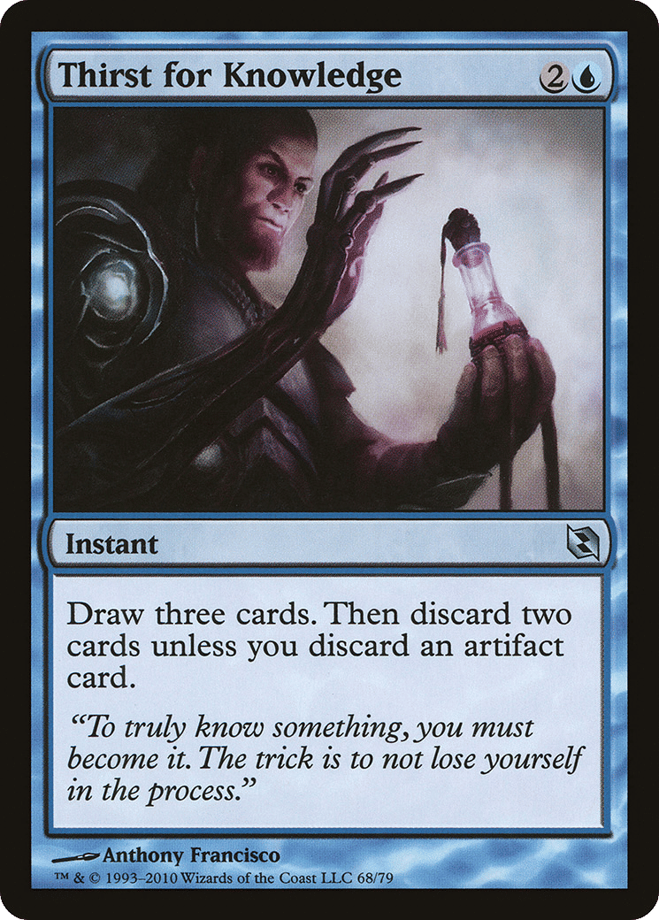 Thirst for Knowledge — Duel Decks: Elspeth vs. Tezzeret — Magic: The Gathering
