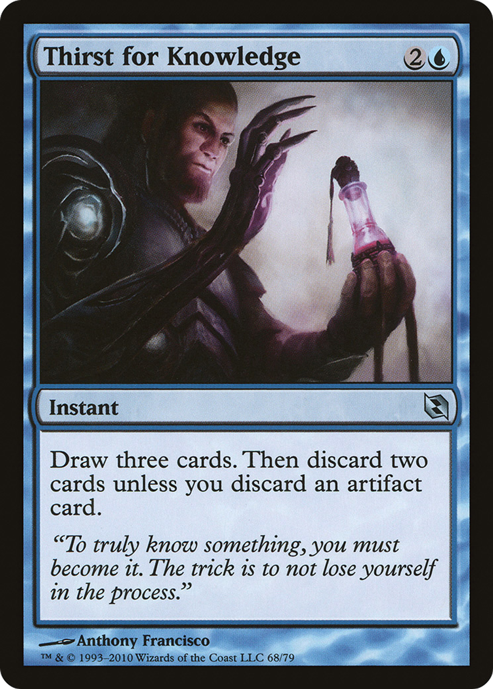 Soif de connaissance — Duel Decks: Elspeth vs. Tezzeret — Magic: The Gathering