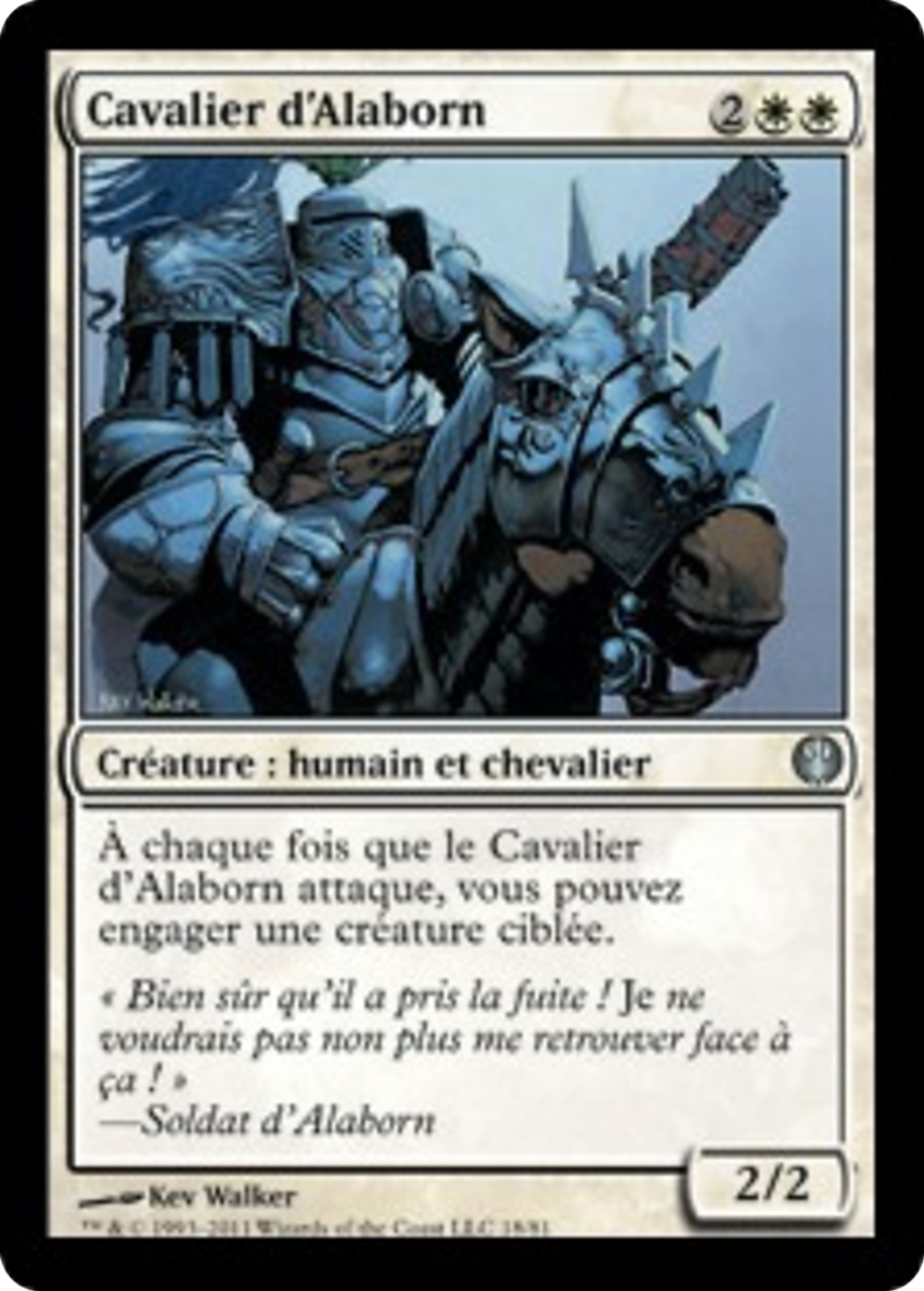 Cavalier d'Alaborn — Duel Decks: Knights vs. Dragons — Magic: The Gathering