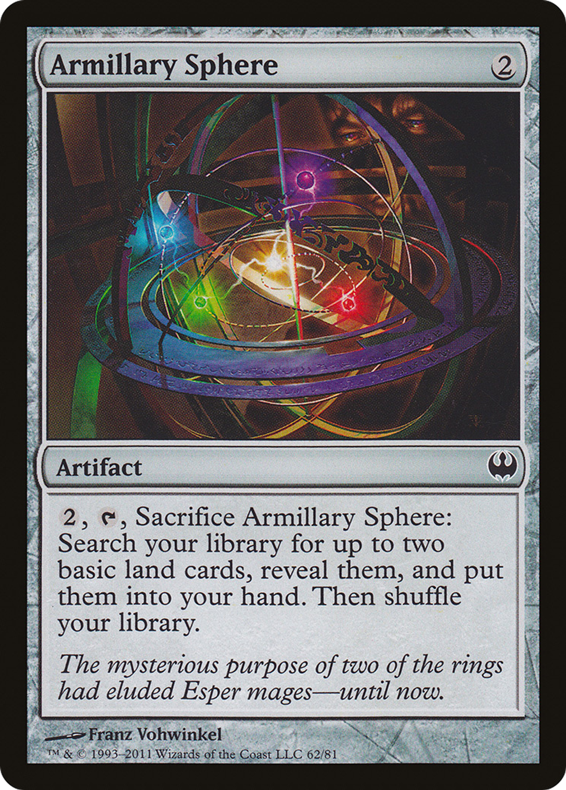 Armillary Sphere — Duel Decks: Knights vs. Dragons — Magic: The Gathering