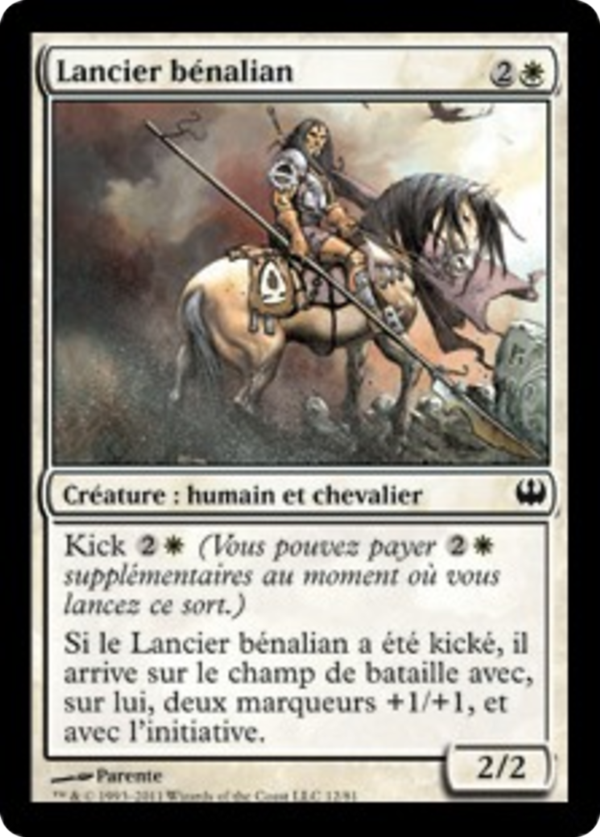 Lancier bénalian — Duel Decks: Knights vs. Dragons — Magic: The Gathering