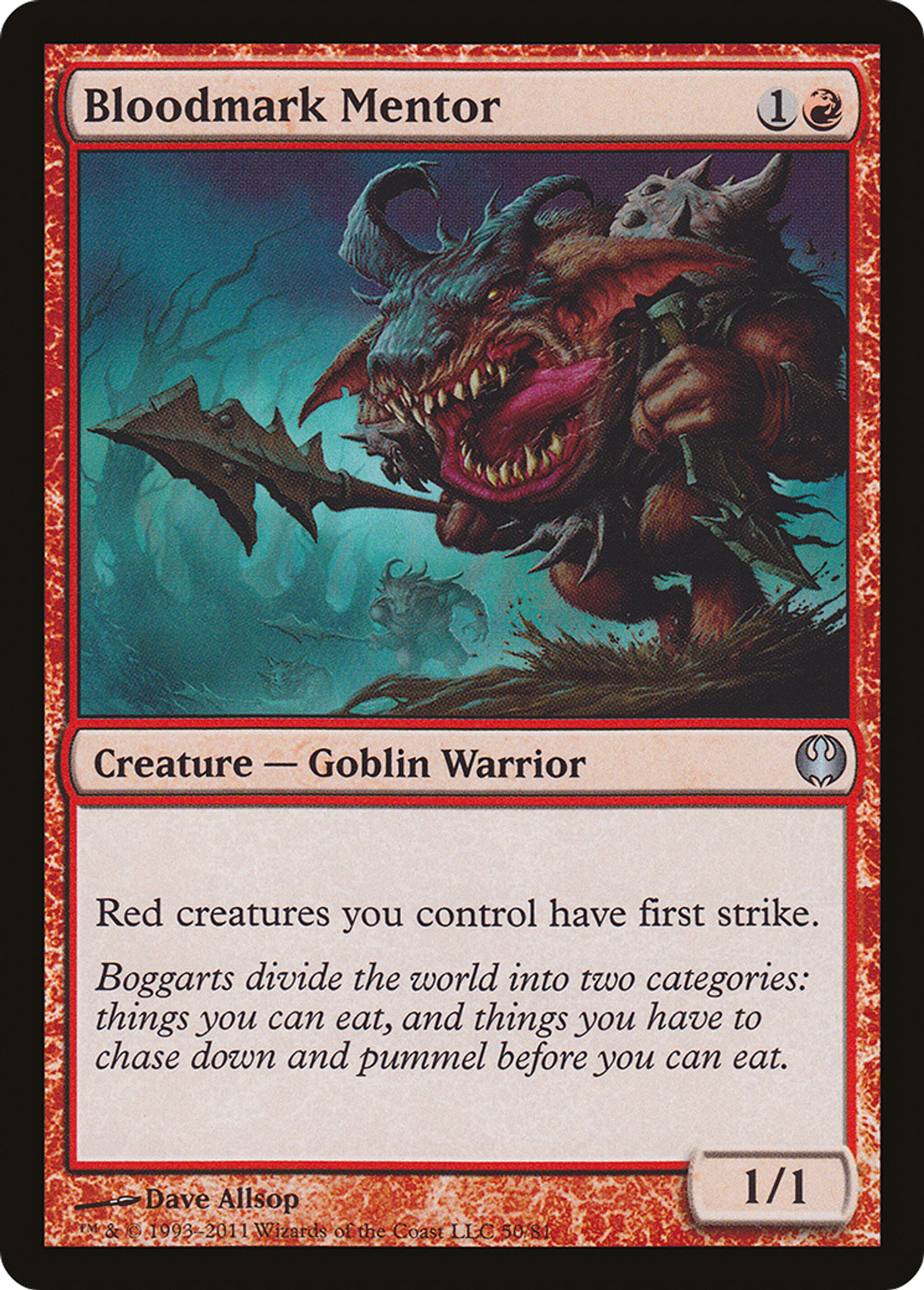 Bloodmark Mentor — Duel Decks: Knights vs. Dragons — Magic: The Gathering