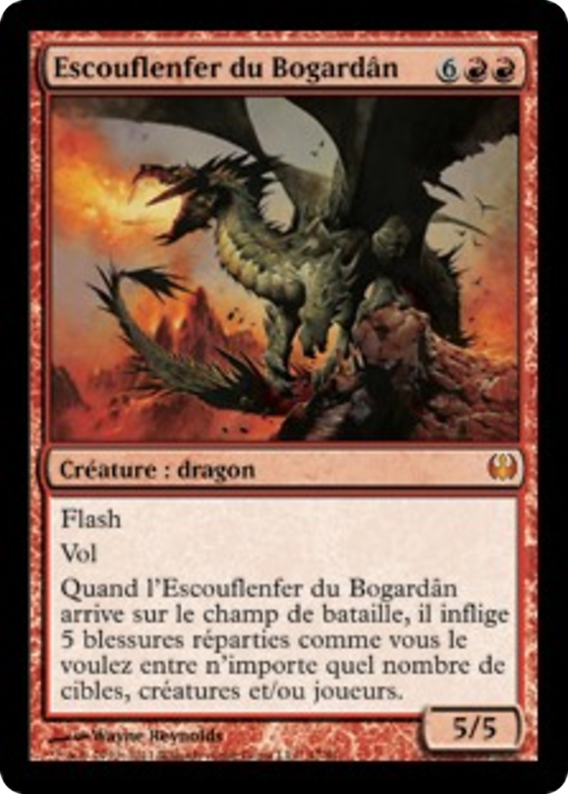 Escouflenfer du Bogardân — Duel Decks: Knights vs. Dragons — Magic: The Gathering