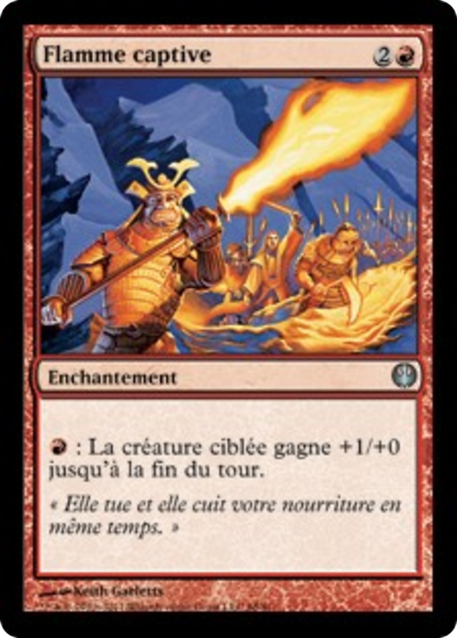 Flamme captive — Duel Decks: Knights vs. Dragons — Magic: The Gathering