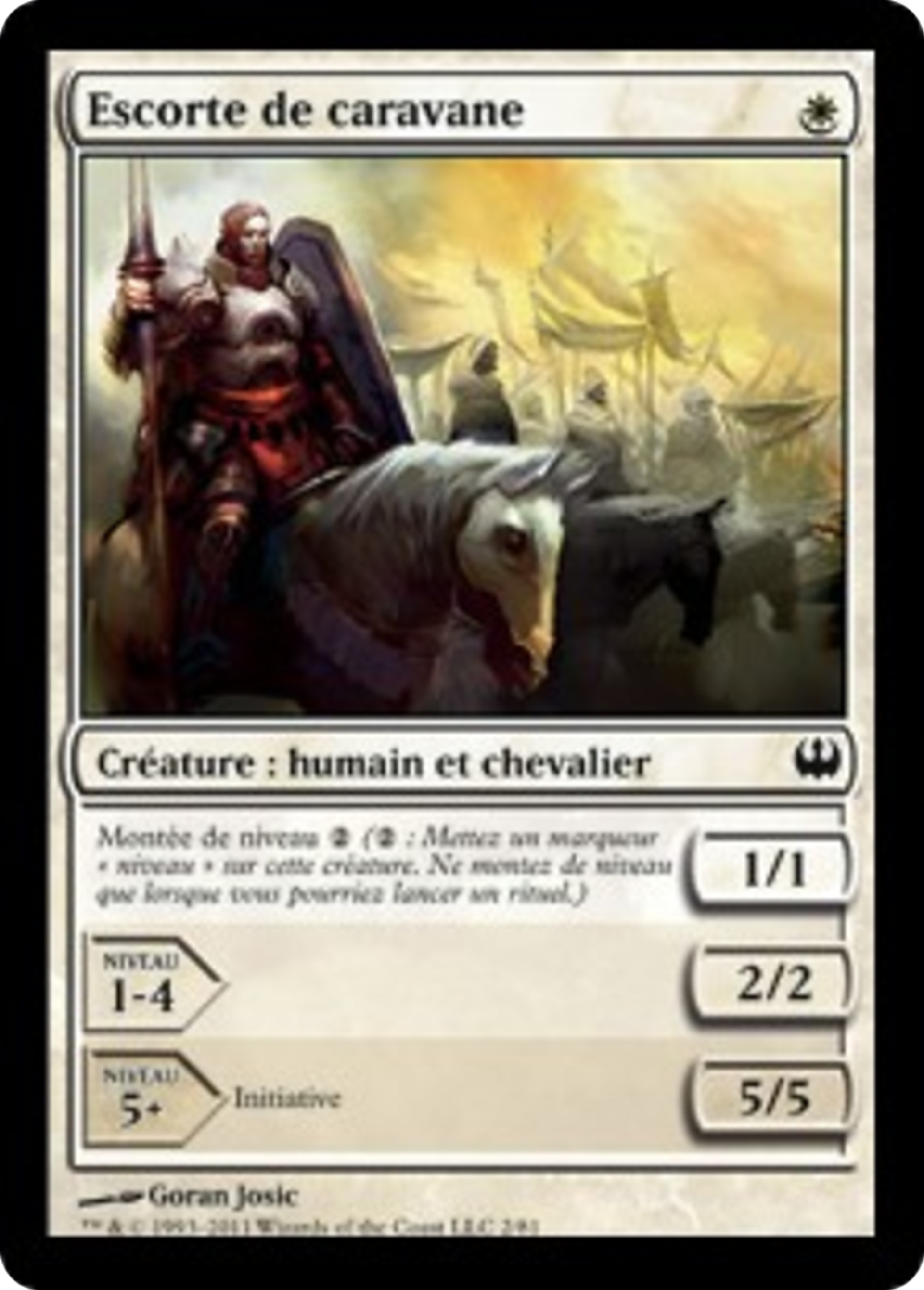 Escorte de caravane — Duel Decks: Knights vs. Dragons — Magic: The Gathering