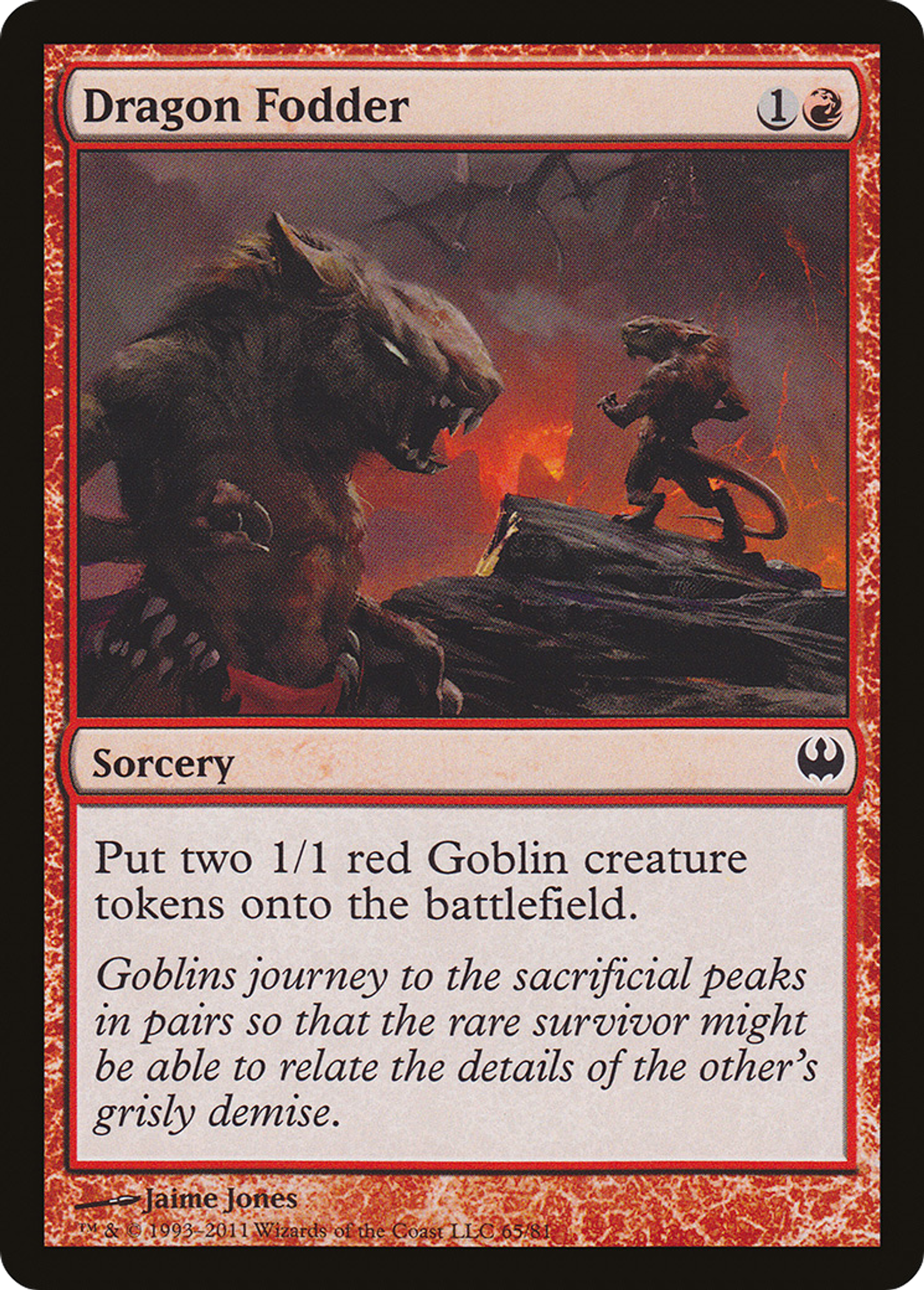 Dragon Fodder — Duel Decks: Knights vs. Dragons — Magic: The Gathering