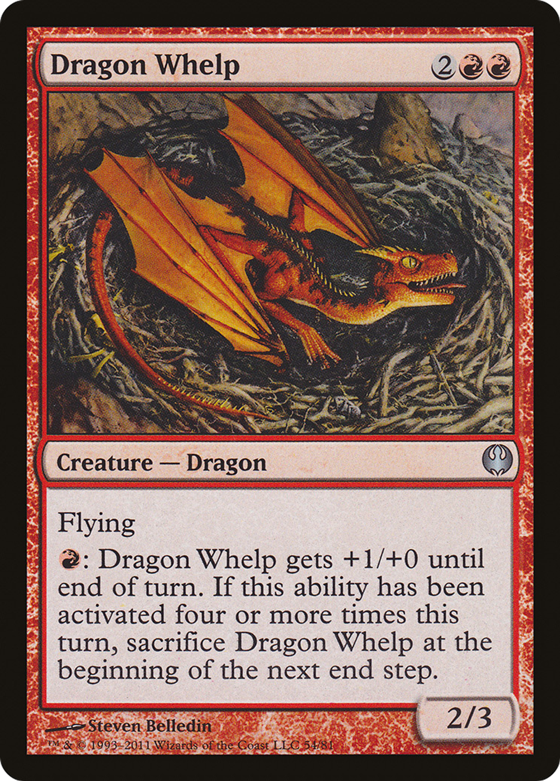 Dragon Whelp — Duel Decks: Knights vs. Dragons — Magic: The Gathering