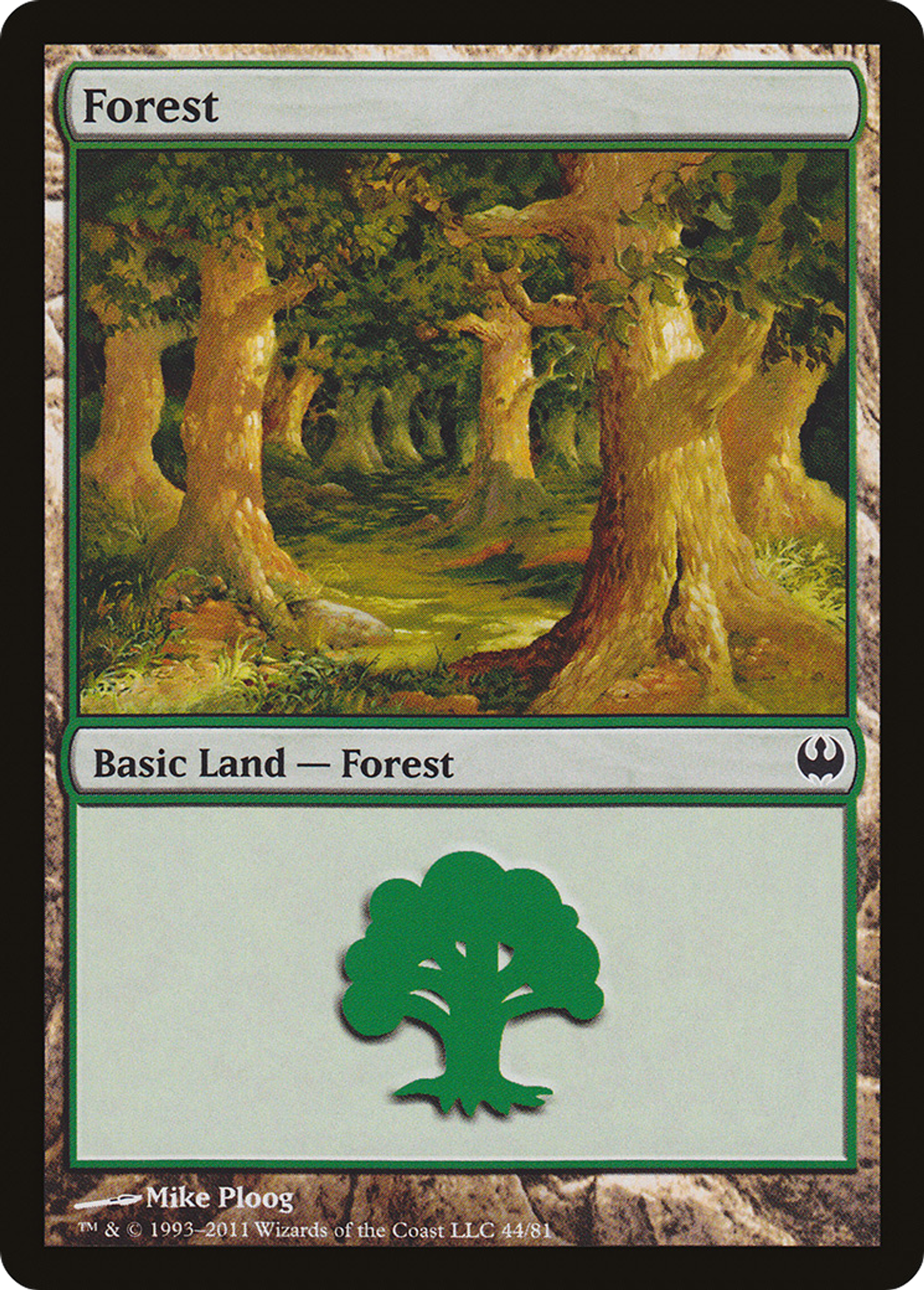 Forest — Duel Decks: Knights vs. Dragons — Magic: The Gathering