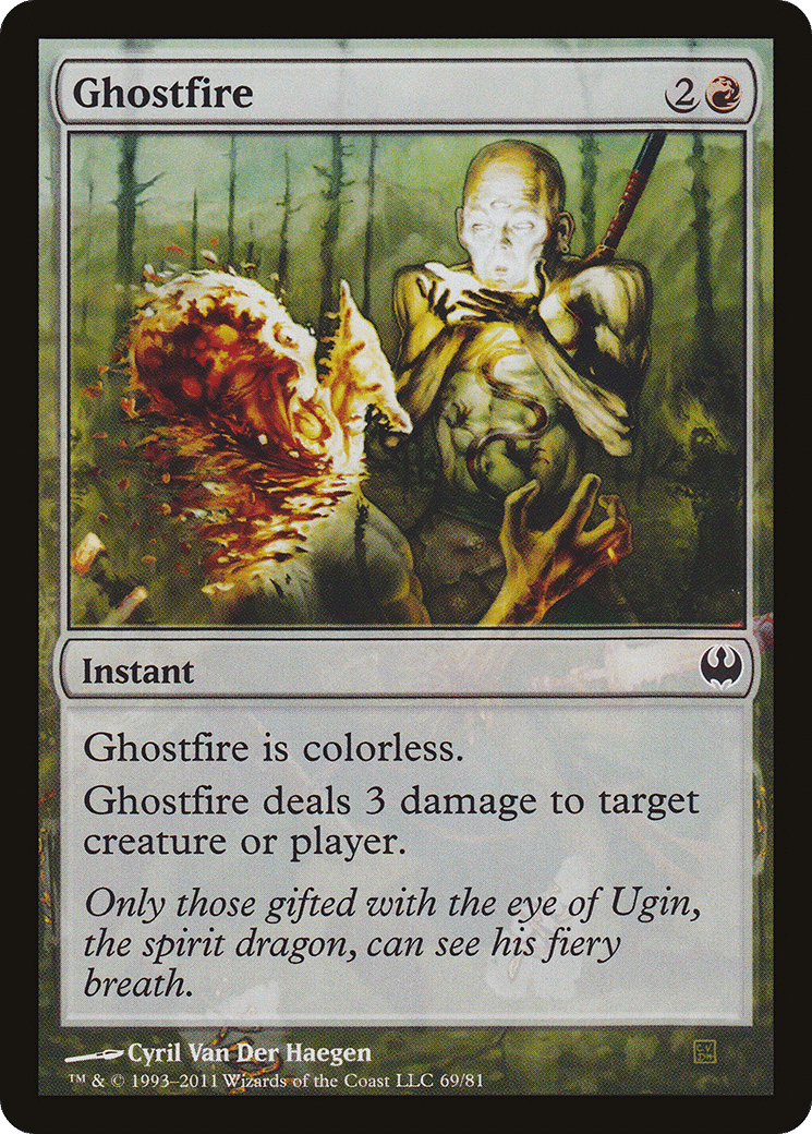 Ghostfire — Duel Decks: Knights vs. Dragons — Magic: The Gathering