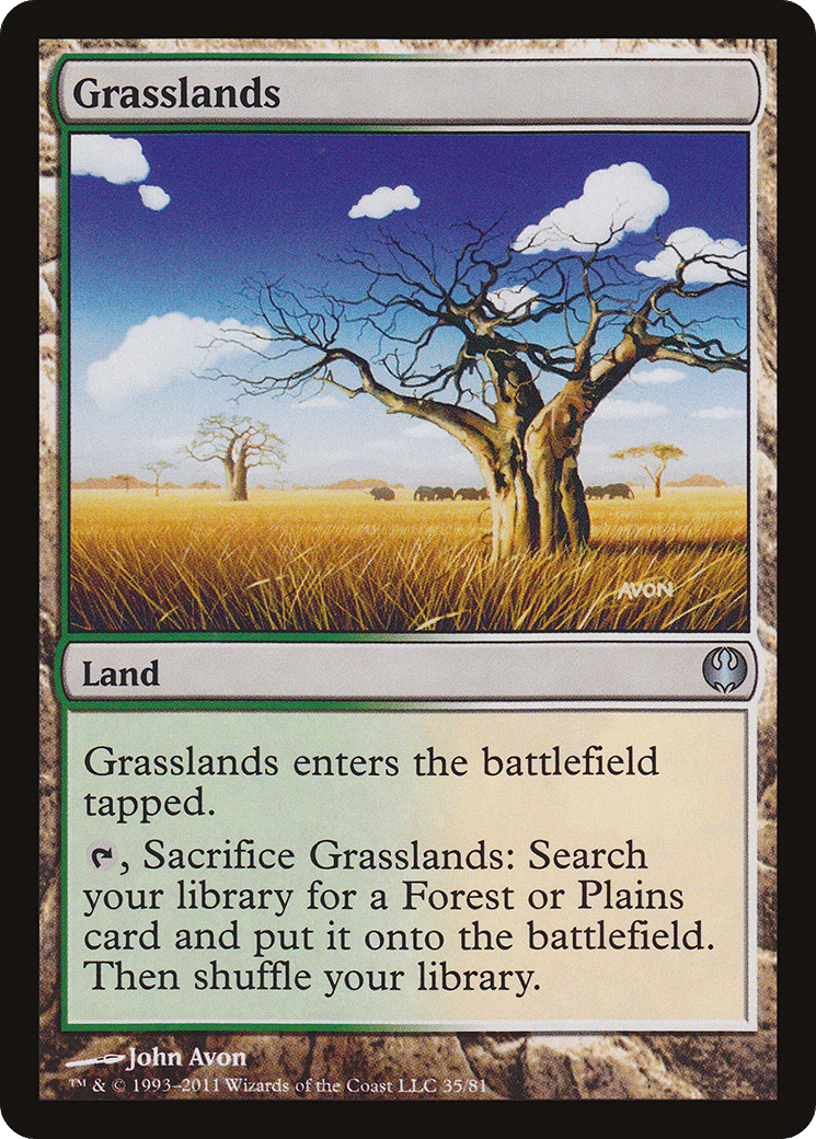 Grasslands — Duel Decks: Knights vs. Dragons — Magic: The Gathering
