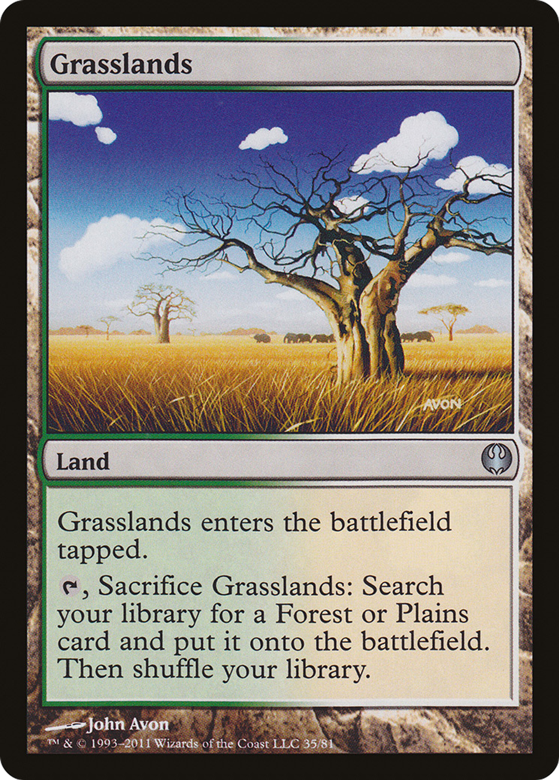 Grasslands — Duel Decks: Knights vs. Dragons — Magic: The Gathering