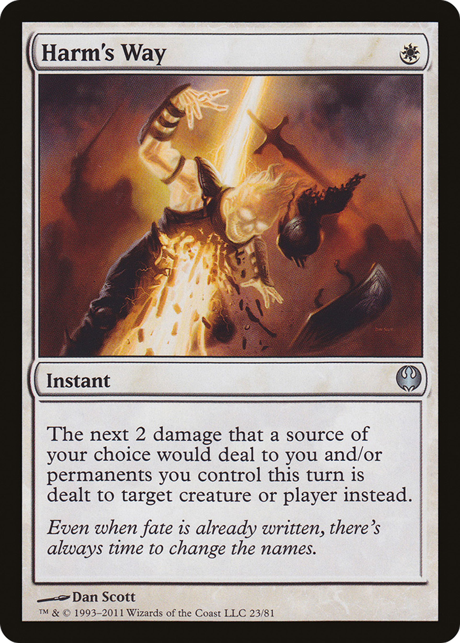 Harm's Way — Duel Decks: Knights vs. Dragons — Magic: The Gathering
